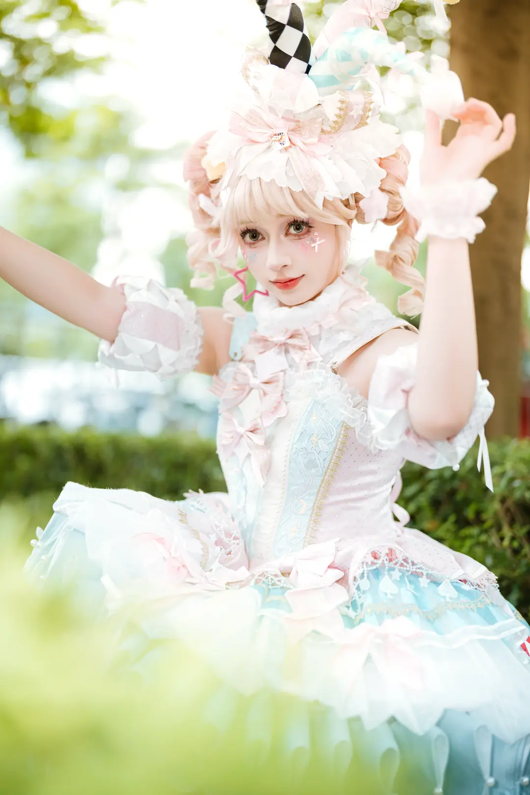 漫展返图, 萤火虫漫展, 三坑少女, 白丝袜, 马戏团lolita - 第2张