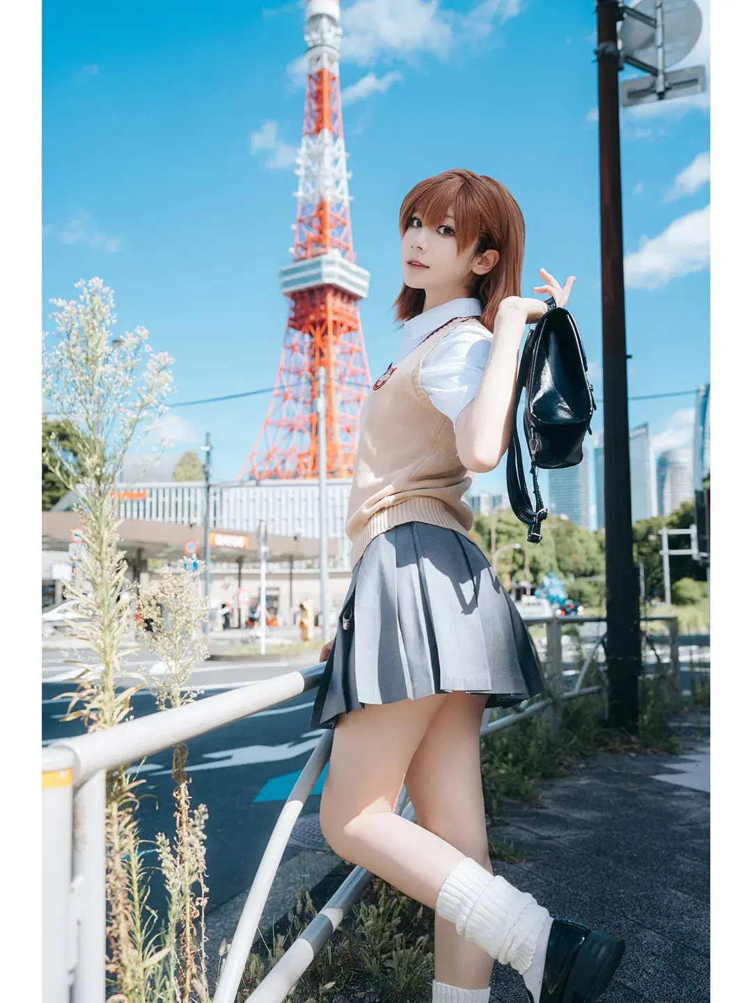 【Misaka Mikoto cosplay】A Certain Scientific Railgun: Tokiwadai Everyday Life Beneath Tokyo Tower by HIRO_午饭饭 - Image 11