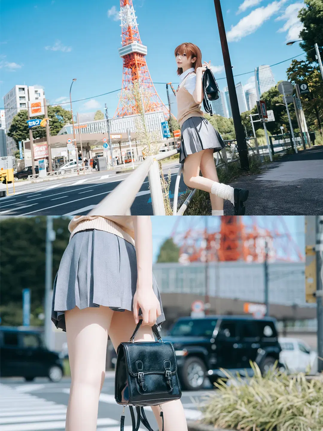 【Misaka Mikoto cosplay】A Certain Scientific Railgun: Tokiwadai Everyday Life Beneath Tokyo Tower by HIRO_午饭饭 - Image 12