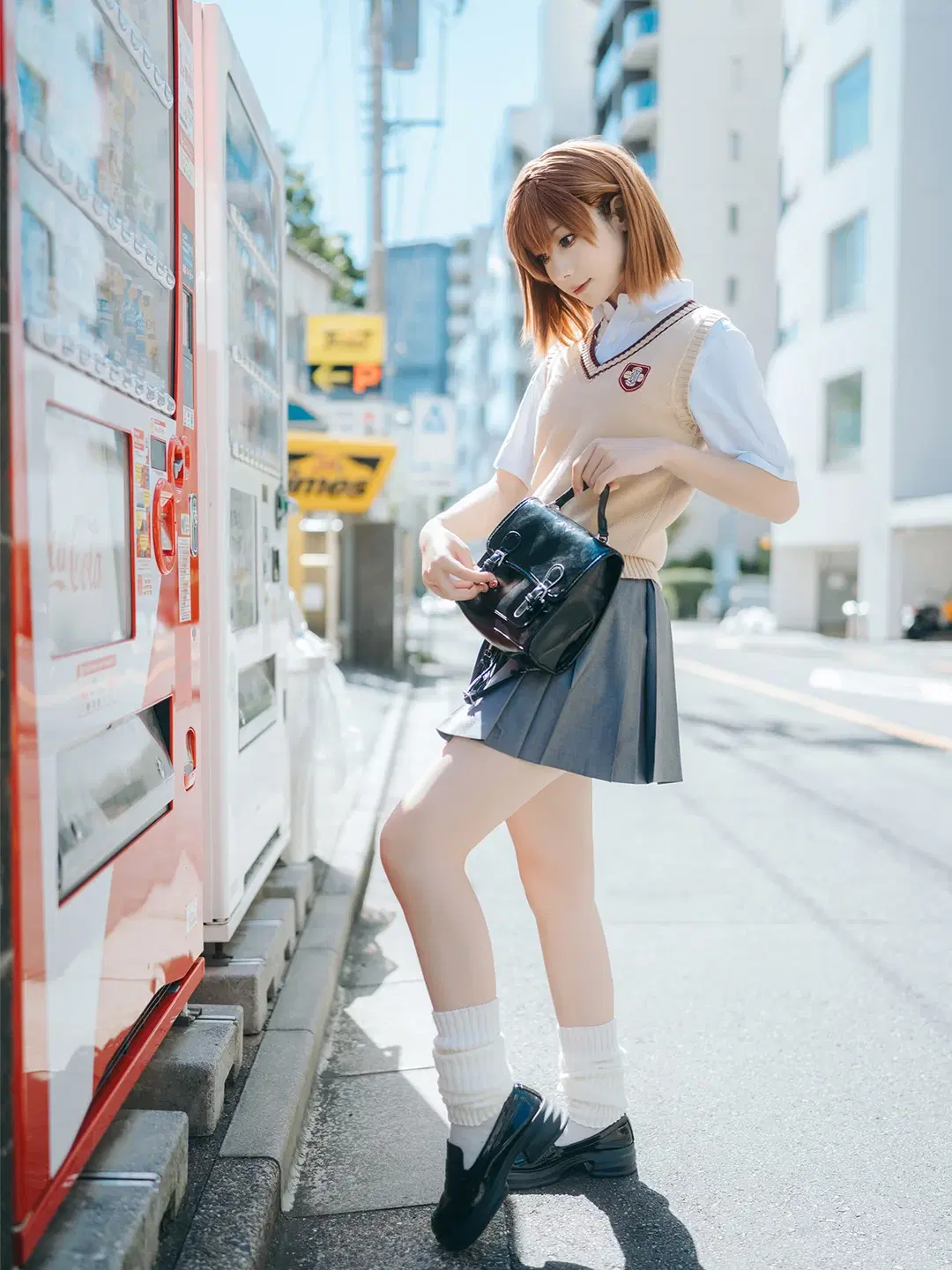 【Misaka Mikoto cosplay】A Certain Scientific Railgun: Tokiwadai Everyday Life Beneath Tokyo Tower by HIRO_午饭饭 - Image 2