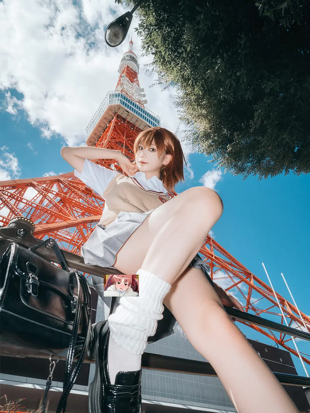 【Misaka Mikoto cosplay】A Certain Scientific Railgun: Tokiwadai Everyday Life Beneath Tokyo Tower by HIRO_午饭饭 - Image 6