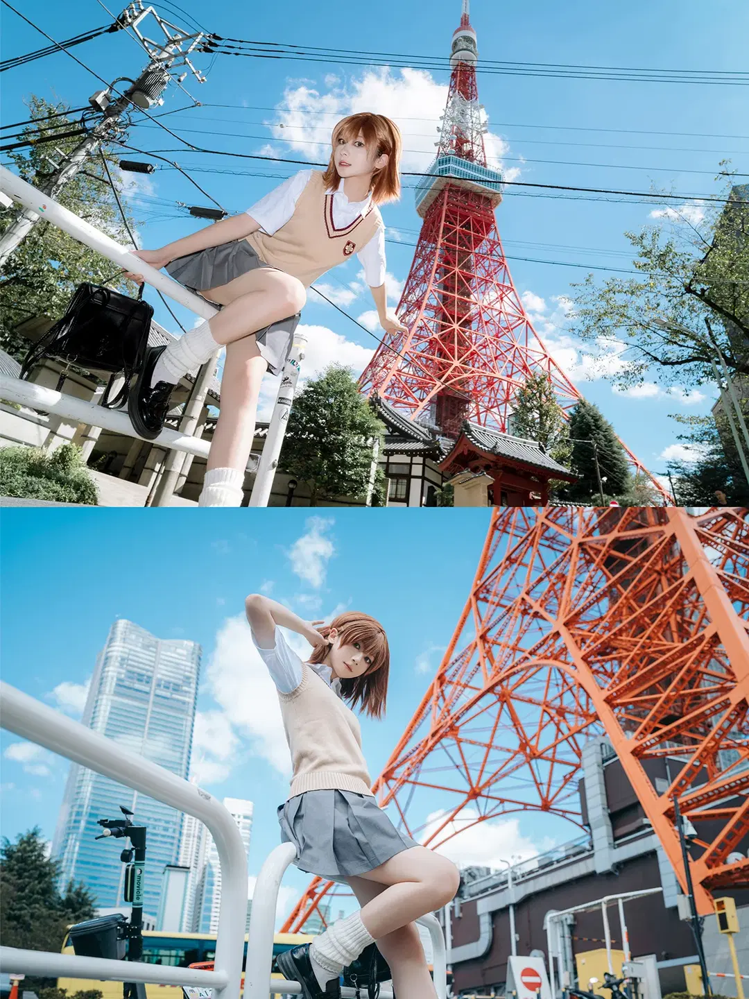 【Misaka Mikoto cosplay】A Certain Scientific Railgun: Tokiwadai Everyday Life Beneath Tokyo Tower by HIRO_午饭饭 - Image 7