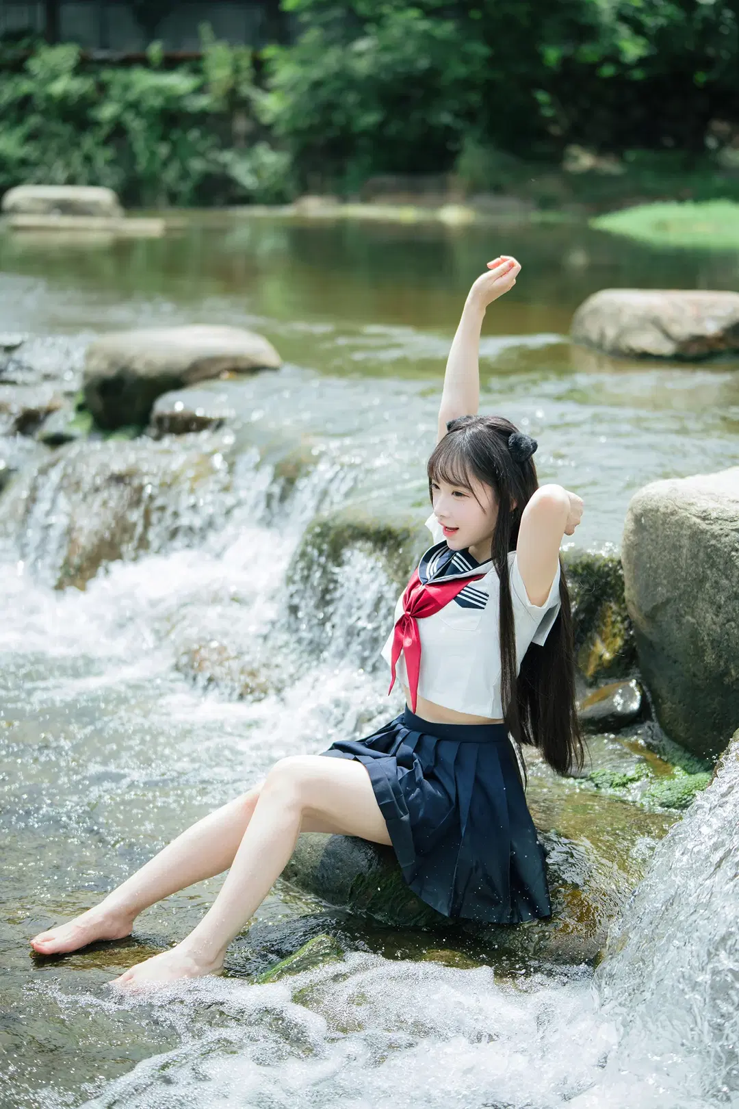 【純水精靈cos】山間溪流裡的清澈掠影 - HIRO_午饭饭 - 第6張