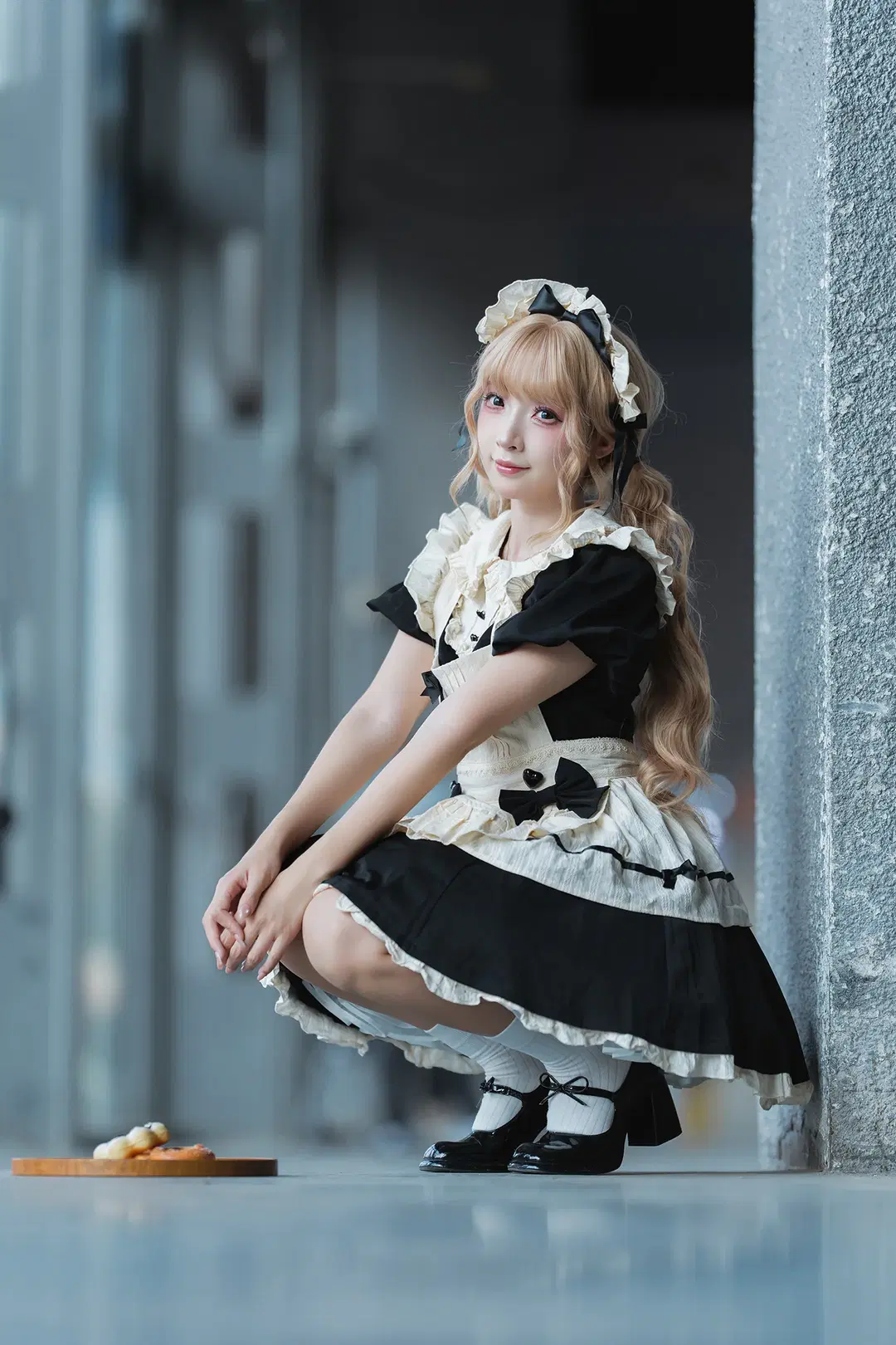 唯卓仕展台黑白女仆装cosplay拍摄体验 - HIRO_午饭饭 - 第10张