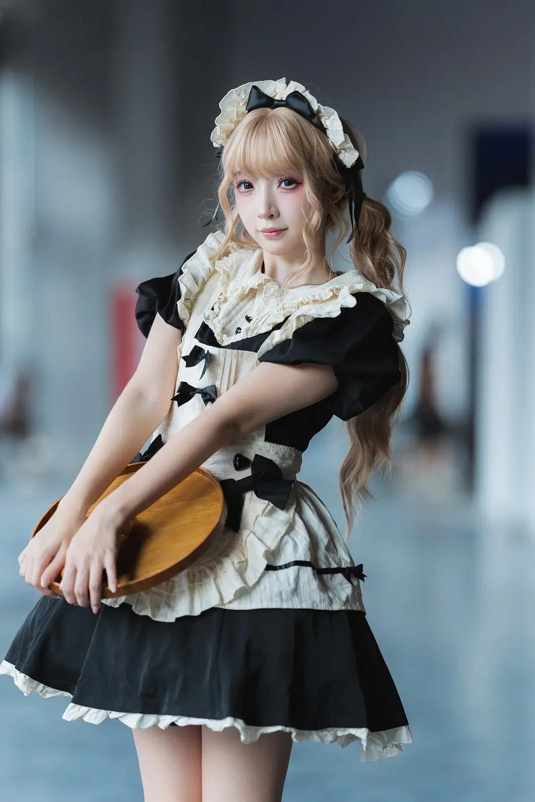 唯卓仕展台黑白女仆装cosplay拍摄体验 - HIRO_午饭饭 - 第11张