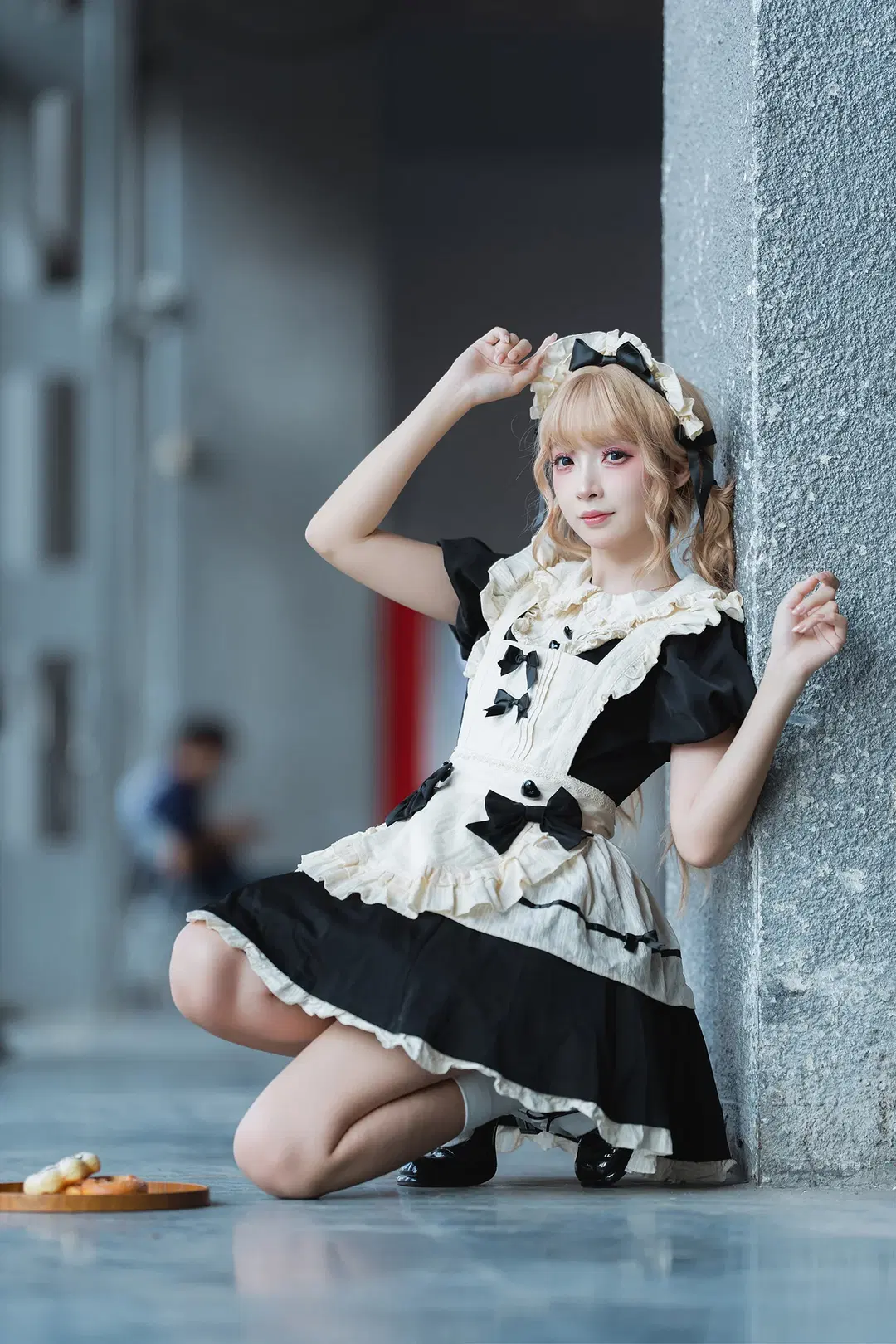 唯卓仕展台黑白女仆装cosplay拍摄体验 - HIRO_午饭饭 - 第12张