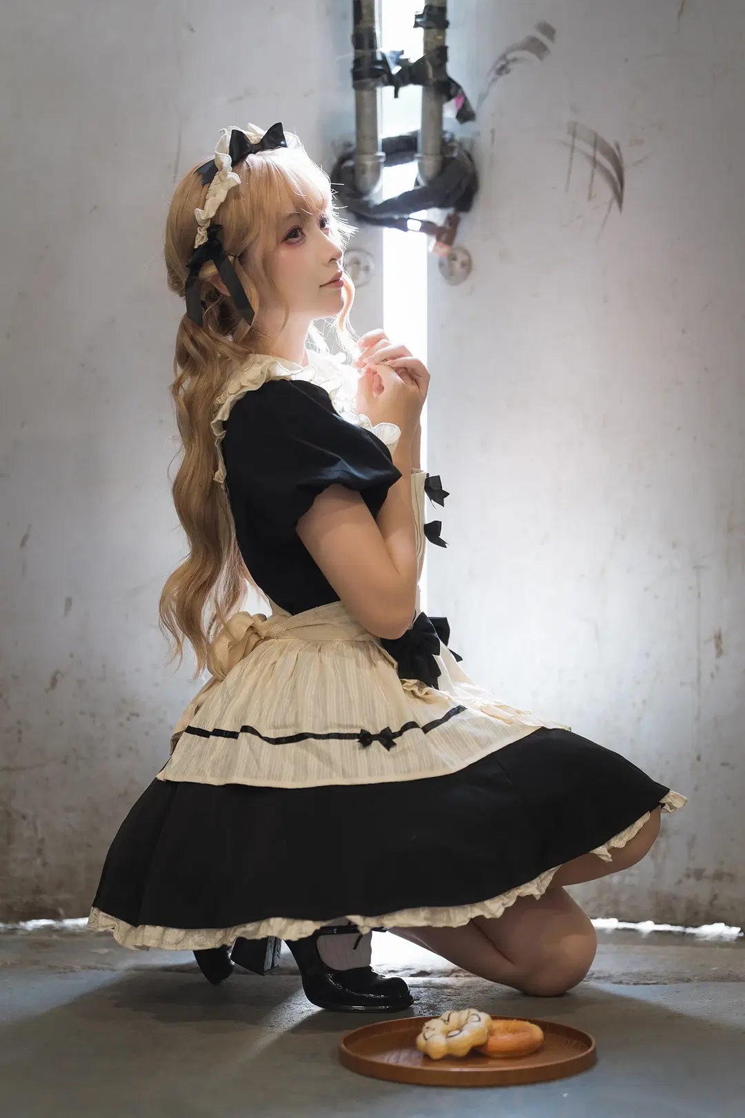 唯卓仕展台黑白女仆装cosplay拍摄体验 - HIRO_午饭饭 - 第16张