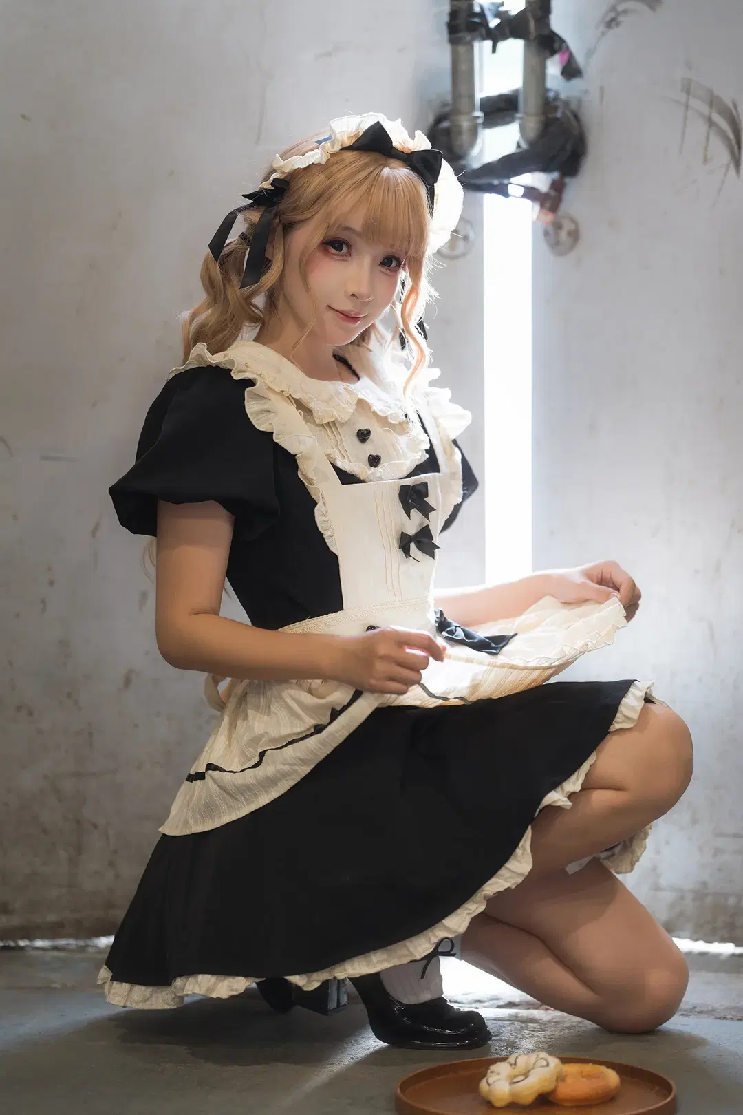 唯卓仕展台黑白女仆装cosplay拍摄体验 - HIRO_午饭饭 - 第17张