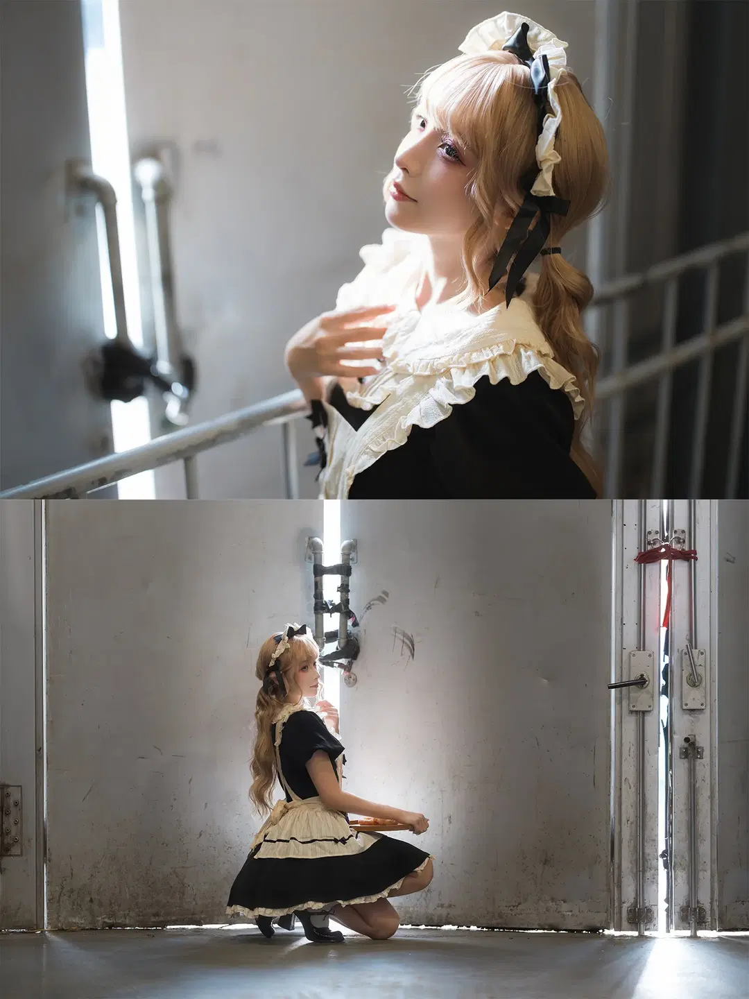 唯卓仕展台黑白女仆装cosplay拍摄体验 - HIRO_午饭饭 - 第18张