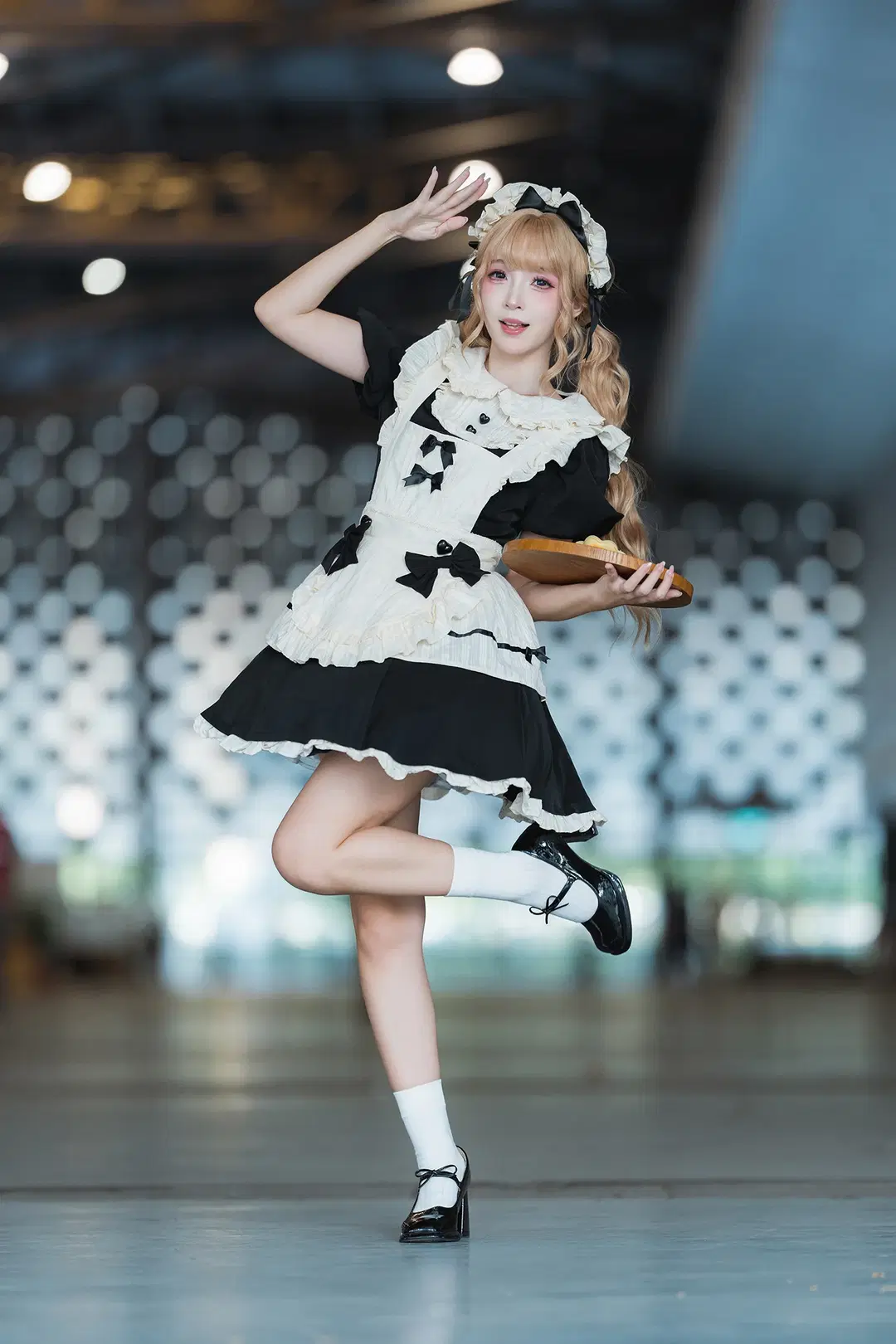 唯卓仕展台黑白女仆装cosplay拍摄体验 - HIRO_午饭饭 - 第4张