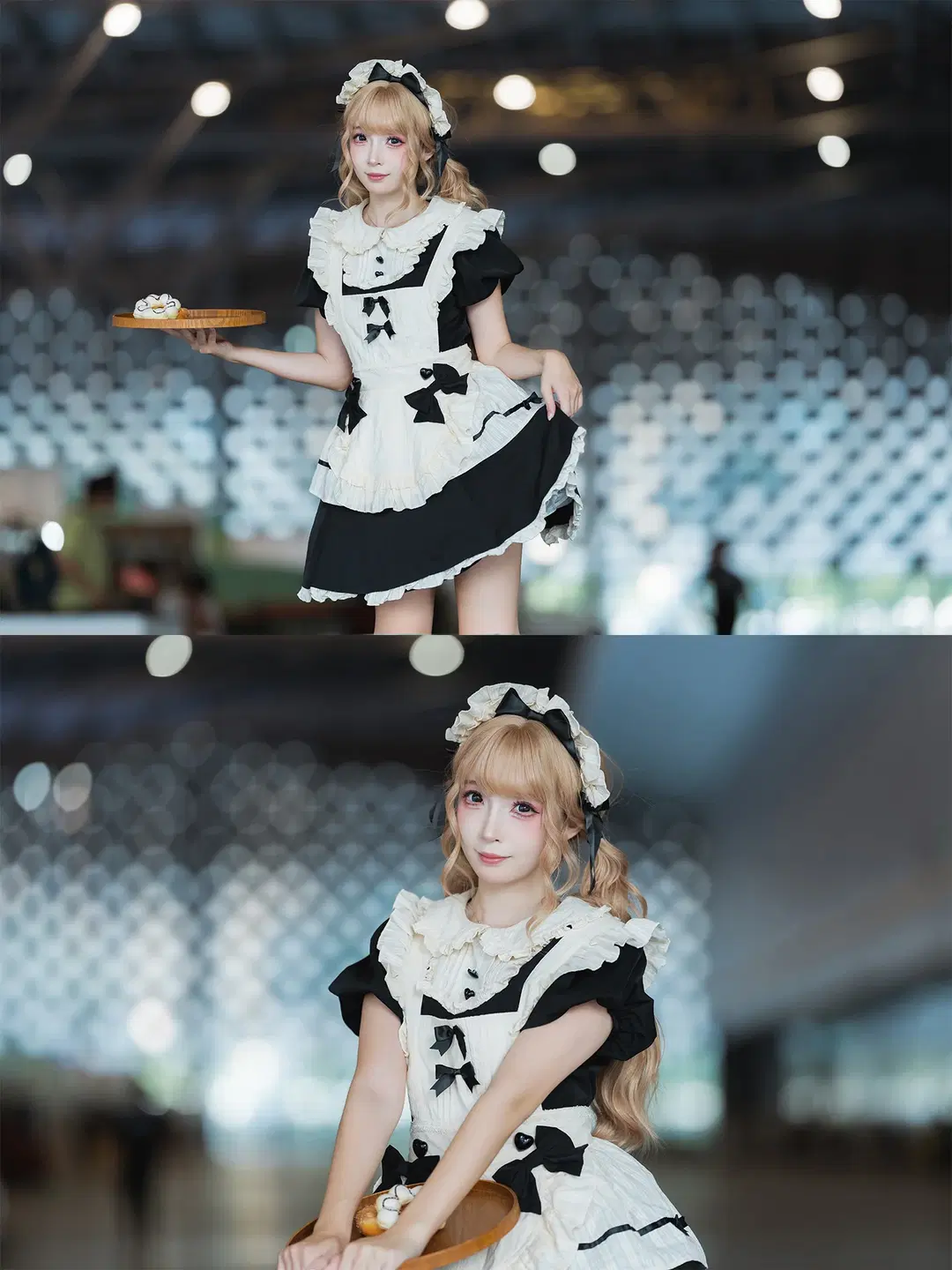 唯卓仕展台黑白女仆装cosplay拍摄体验 - HIRO_午饭饭 - 第5张