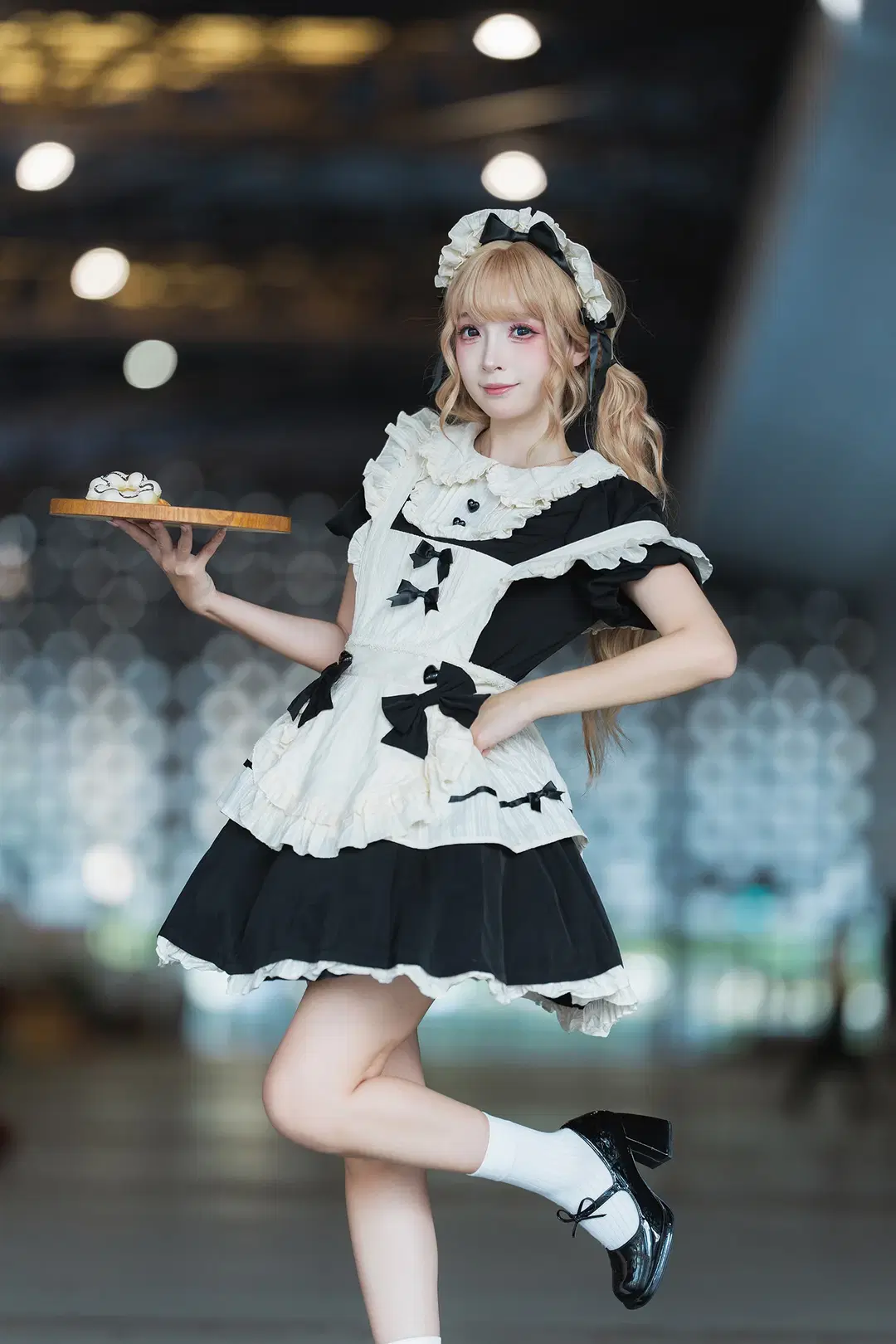 唯卓仕展台黑白女仆装cosplay拍摄体验 - HIRO_午饭饭 - 第6张