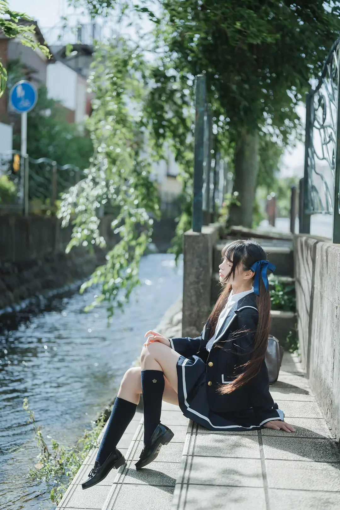 JK制服, 唯卓仕鏡頭, 黑色絲襪, 溯溪玩水, 尼康Z5II - 第10張