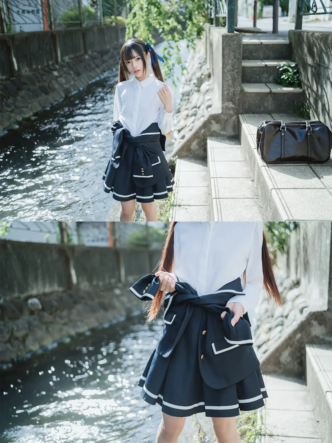 JK制服, 唯卓仕鏡頭, 黑色絲襪, 溯溪玩水, 尼康Z5II - 第2張