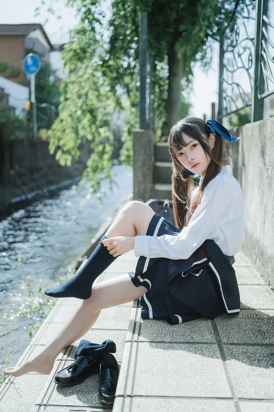 JK制服, 唯卓仕镜头, 黑色丝袜, 溯溪玩水, 尼康Z5II