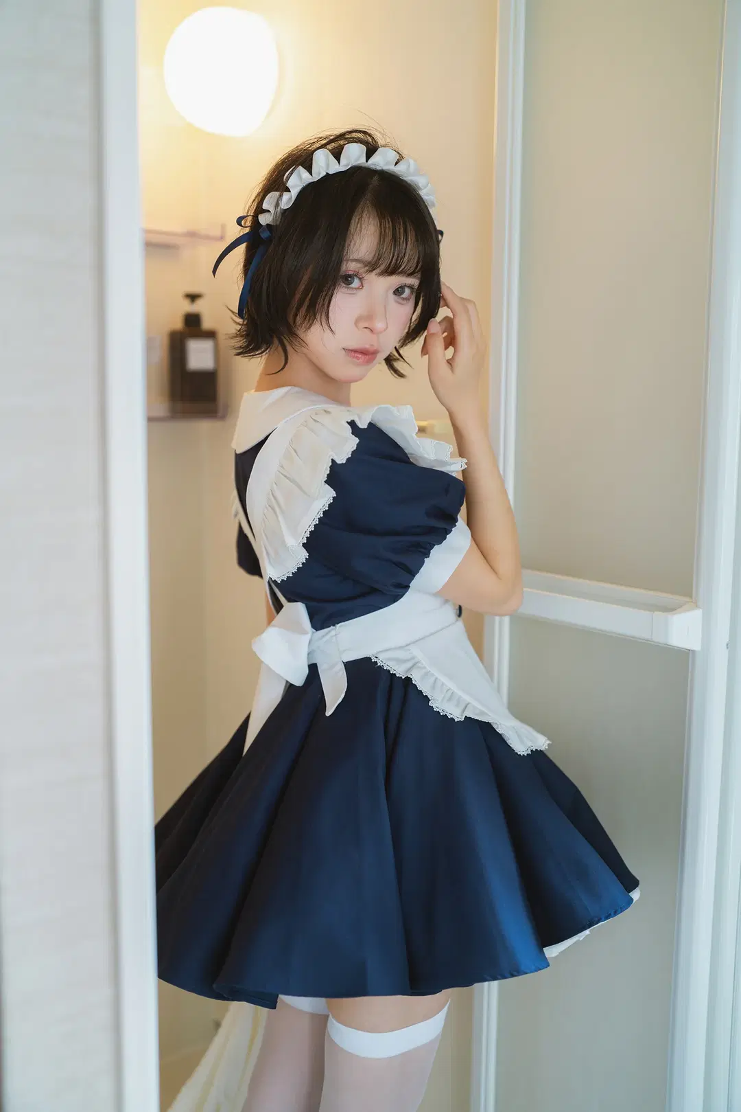 日系女仆装居家写真，微醺状态下的慵懒日常 - HIRO_午饭饭 - 第11张