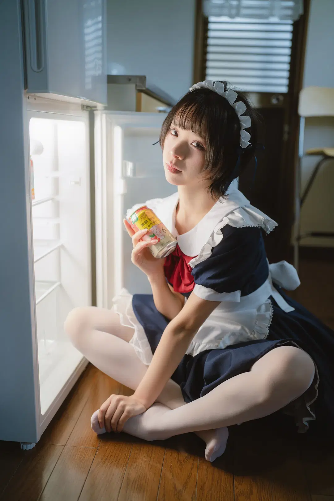 日系女仆装居家写真，微醺状态下的慵懒日常 - HIRO_午饭饭 - 第12张