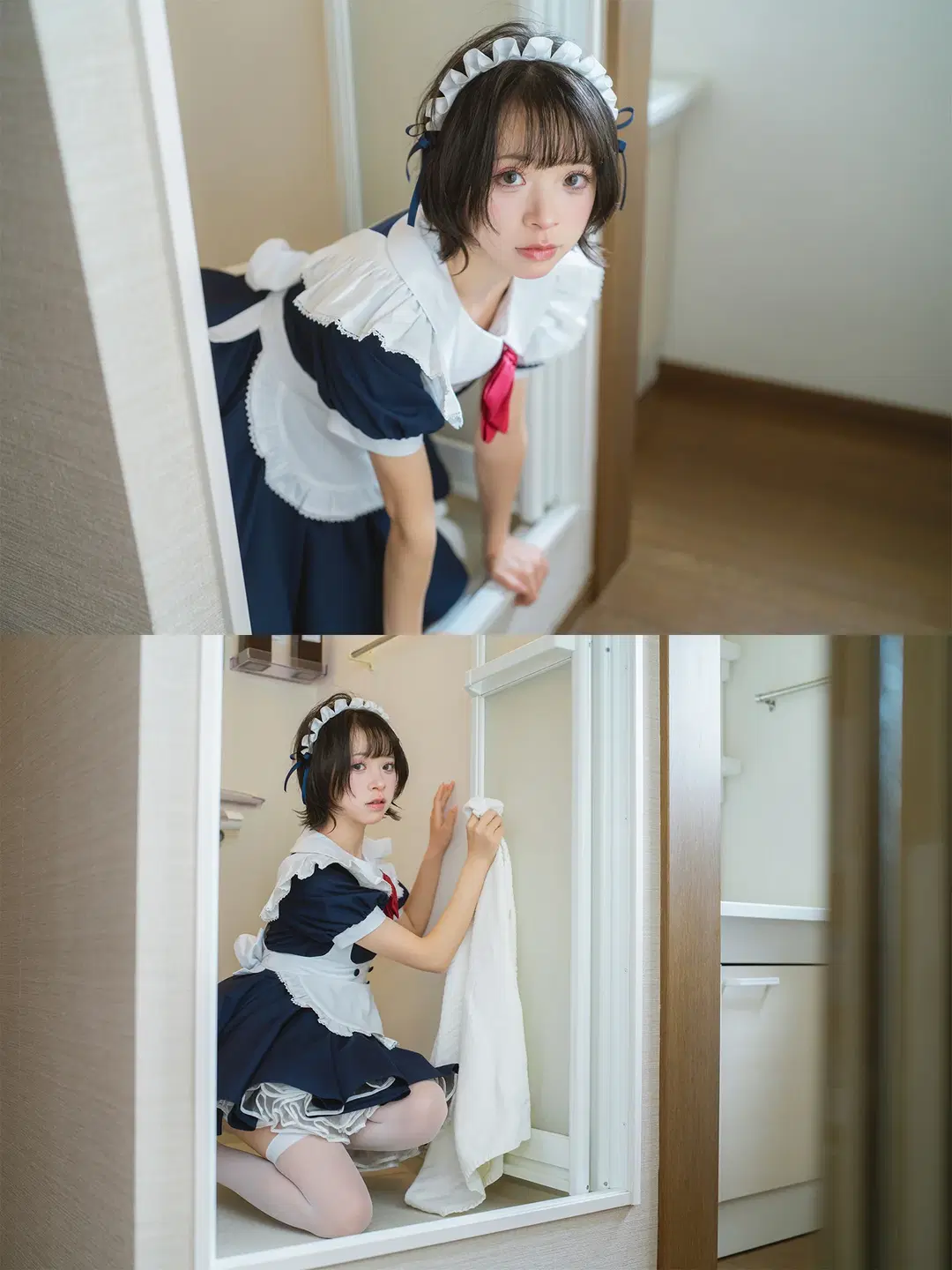 日系女仆装居家写真，微醺状态下的慵懒日常 - HIRO_午饭饭 - 第14张