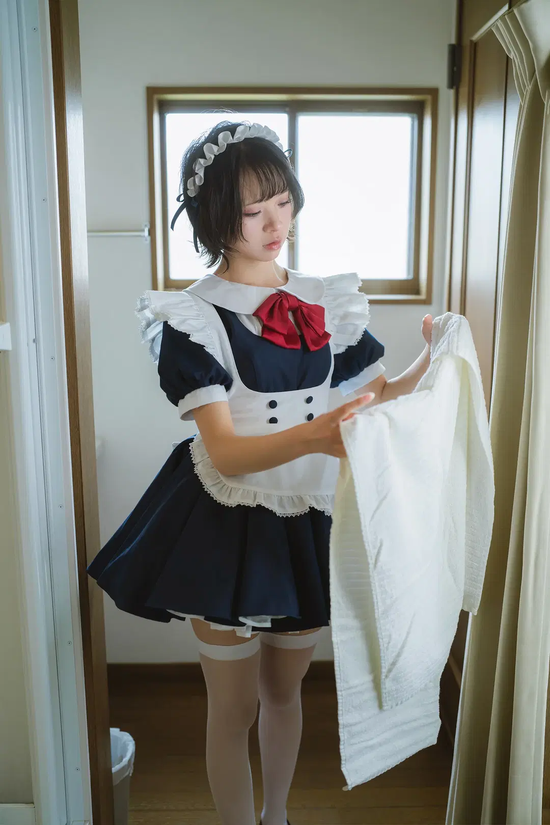 日系女仆装居家写真，微醺状态下的慵懒日常 - HIRO_午饭饭 - 第16张