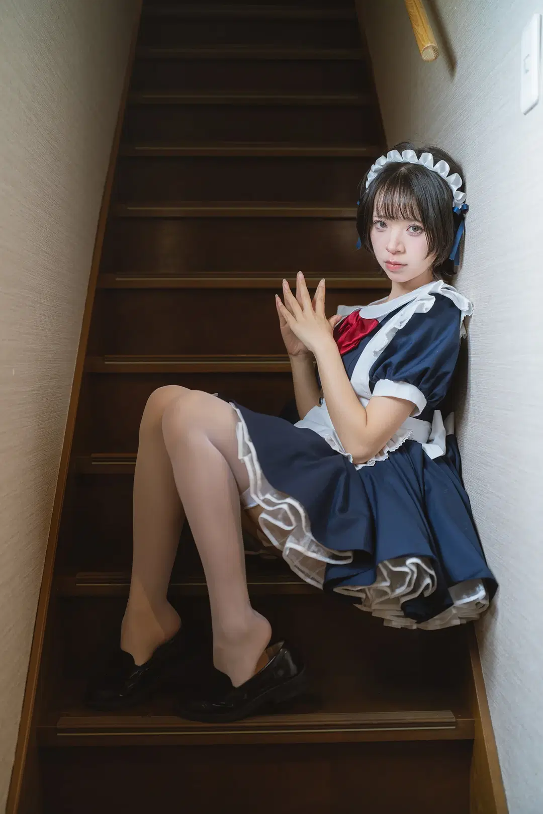 日系女仆装居家写真，微醺状态下的慵懒日常 - HIRO_午饭饭 - 第17张