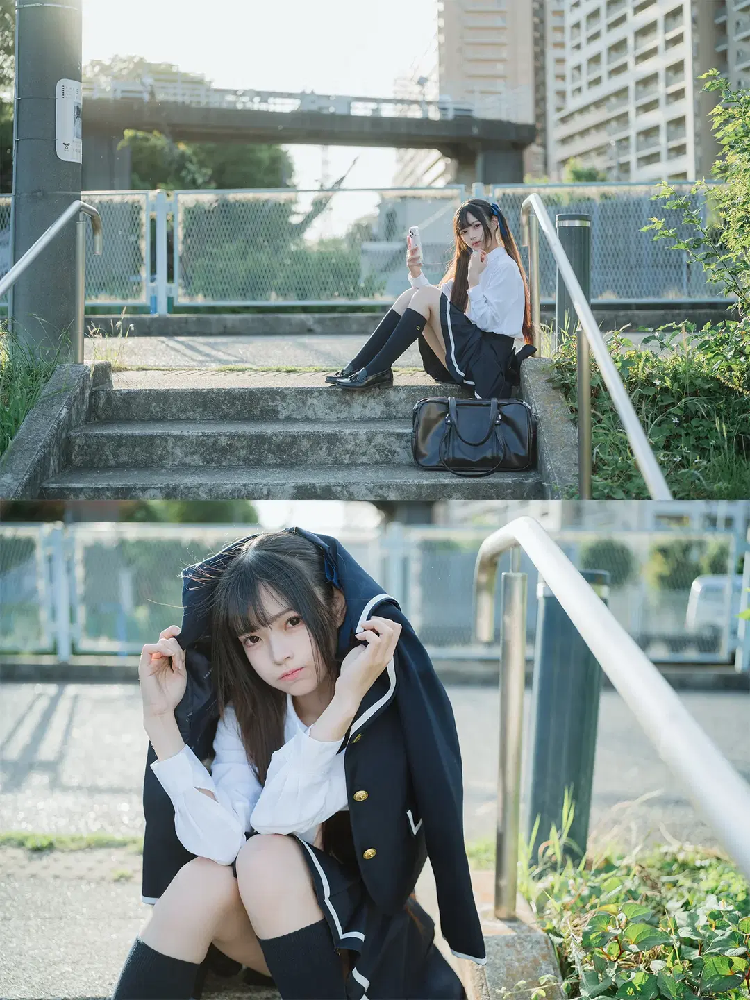 二子玉川的日系JK制服街拍 - HIRO_午饭饭 - 第3张