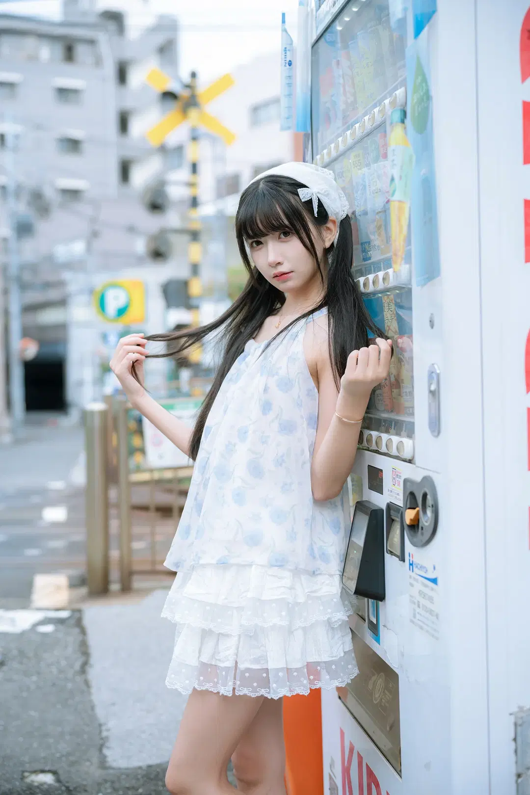 Asukayama Overcast Railway Japanese-Style Lace Outfit Cosplay by HIRO_午饭饭 - Image 11