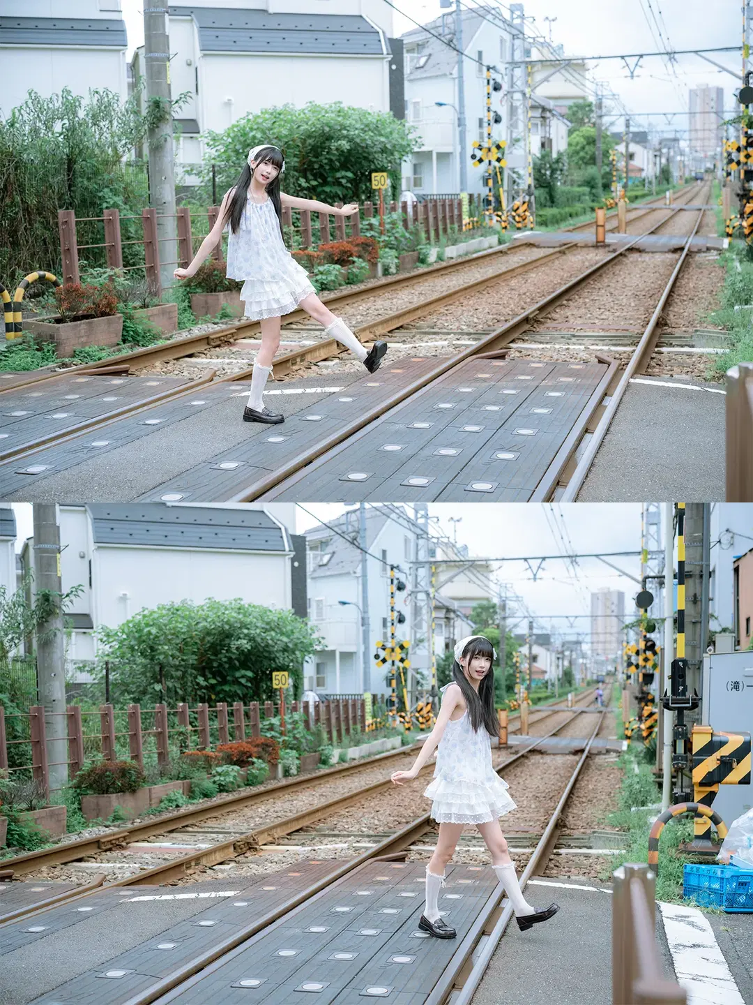 Asukayama Overcast Railway Japanese-Style Lace Outfit Cosplay by HIRO_午饭饭 - Image 17