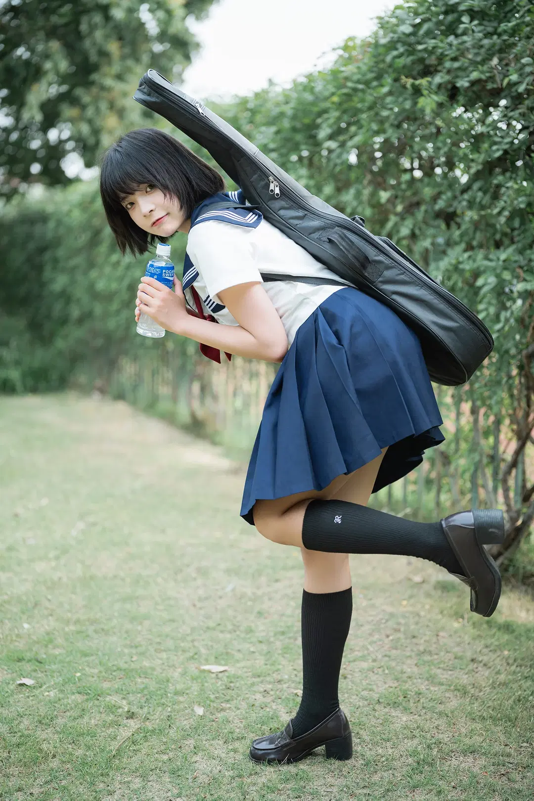 抓住暑期的尾巴拍一组校园风JK制服外拍 - HIRO_午饭饭 - 第13张