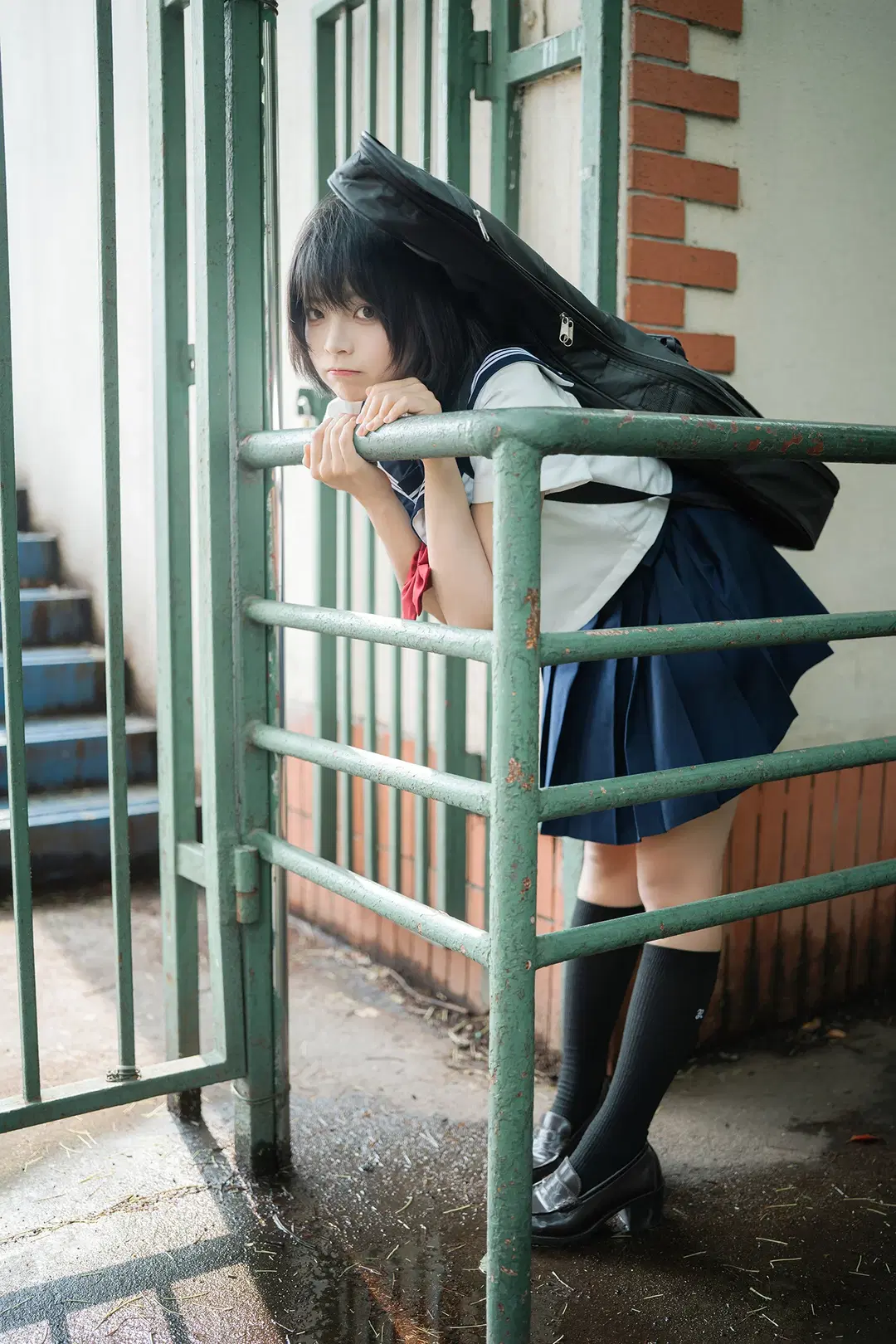 抓住暑期的尾巴拍一组校园风JK制服外拍 - HIRO_午饭饭 - 第2张