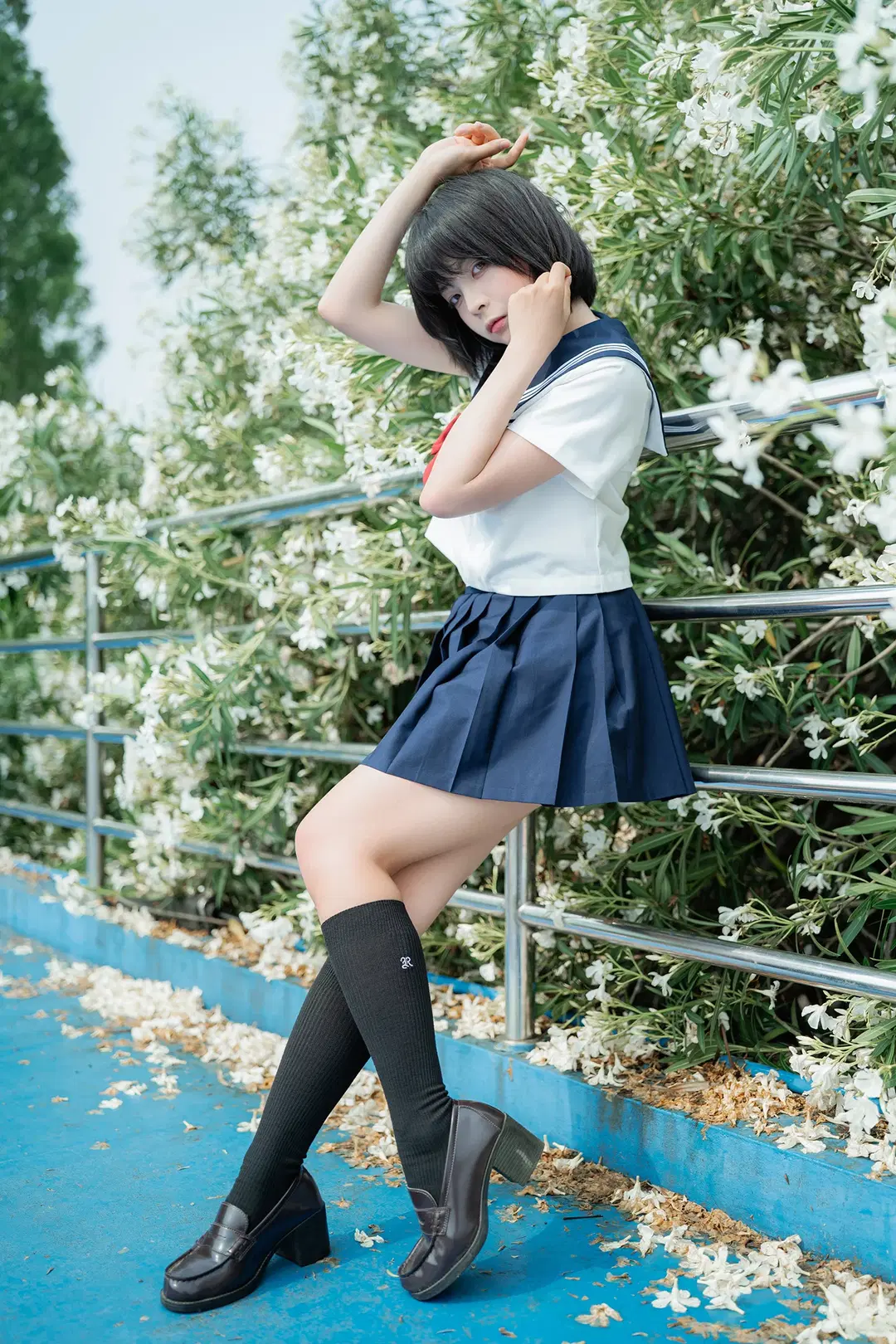 抓住暑期的尾巴拍一组校园风JK制服外拍 - HIRO_午饭饭 - 第5张