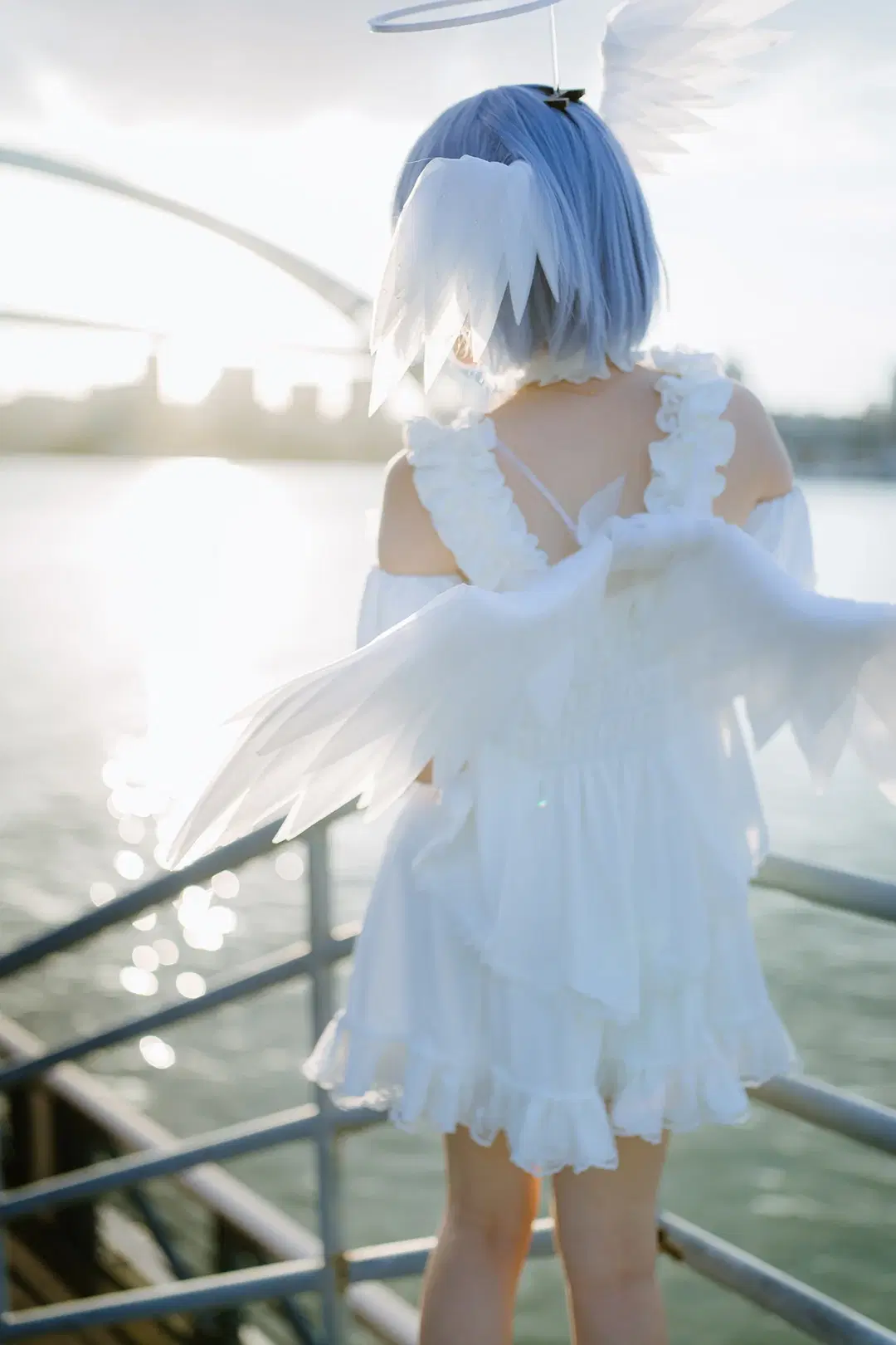 【Rem Cosplay】Angel Maid's Park Backlit Photoshoot Record by HIRO_午饭饭 - Image 10