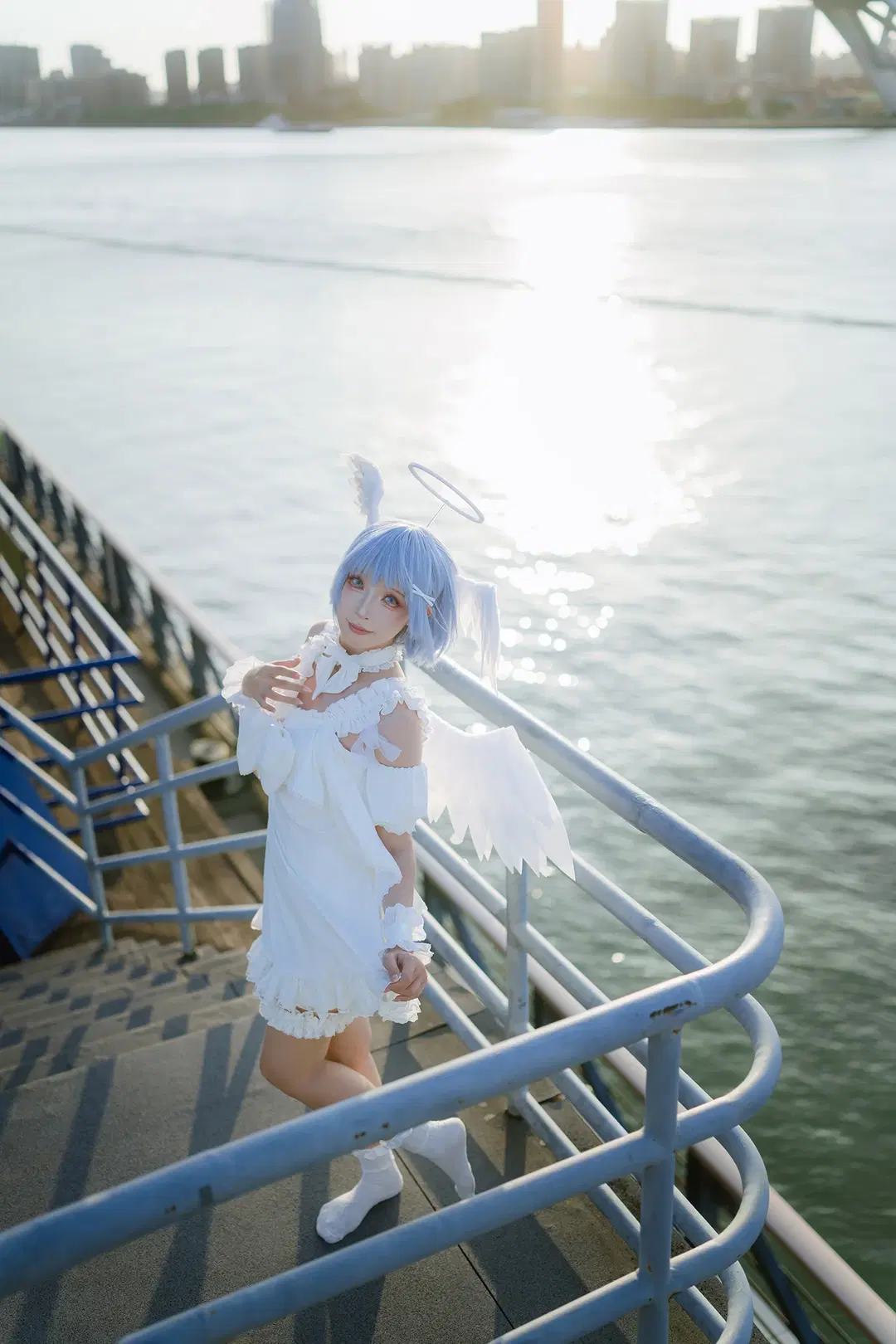 【Rem Cosplay】Angel Maid's Park Backlit Photoshoot Record by HIRO_午饭饭 - Image 11