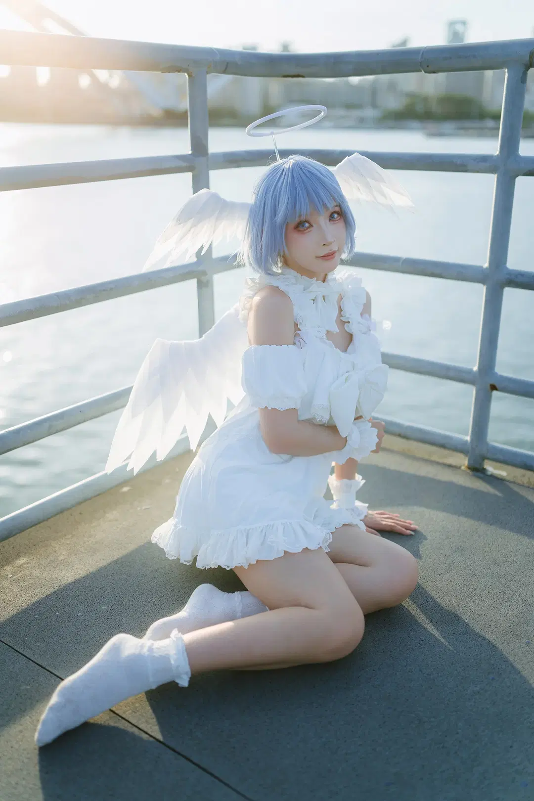 【Rem Cosplay】Angel Maid's Park Backlit Photoshoot Record by HIRO_午饭饭 - Image 15