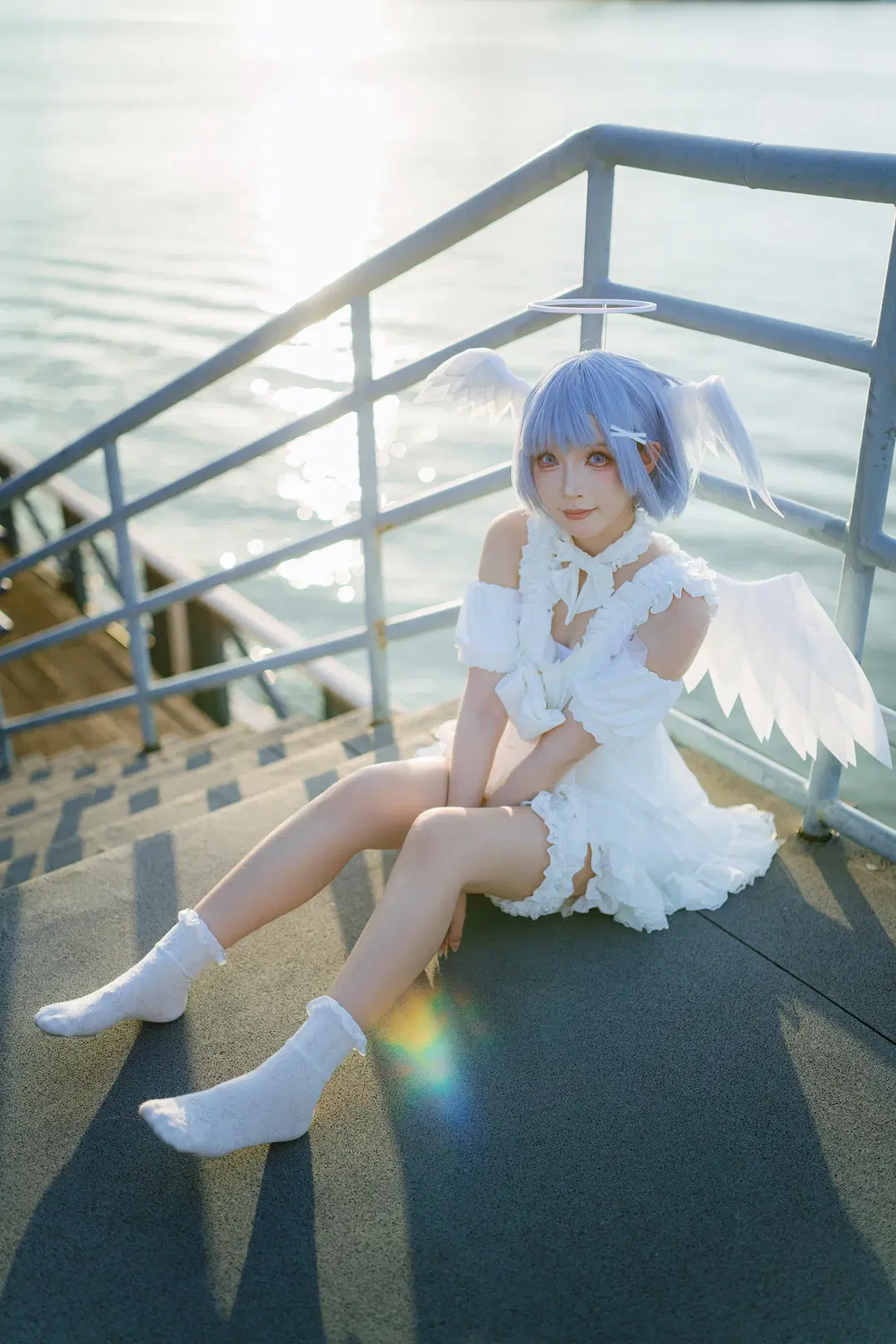 【Rem Cosplay】Angel Maid's Park Backlit Photoshoot Record by HIRO_午饭饭 - Image 16