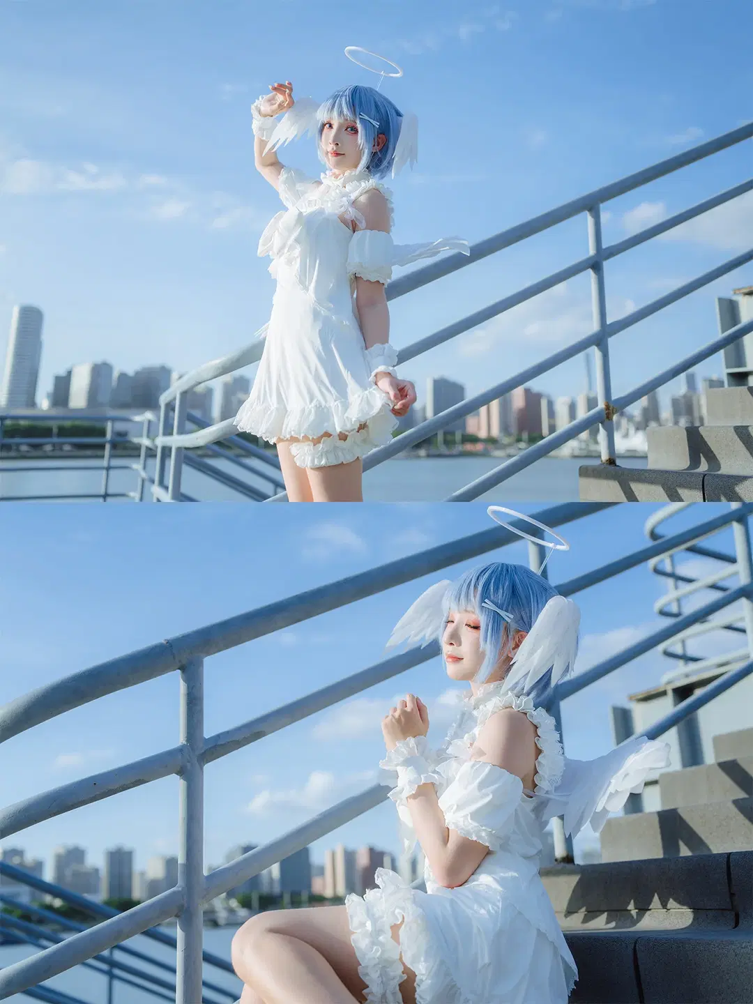 【Rem Cosplay】Angel Maid's Park Backlit Photoshoot Record by HIRO_午饭饭 - Image 5