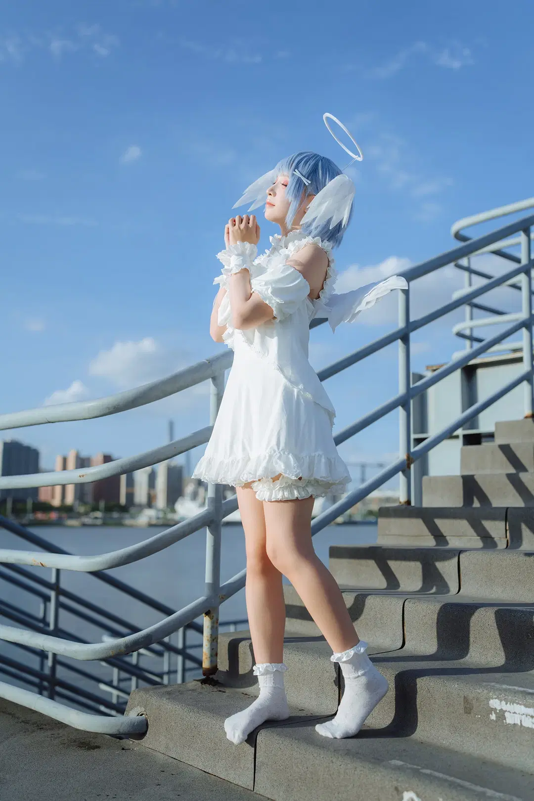 【Rem Cosplay】Angel Maid's Park Backlit Photoshoot Record by HIRO_午饭饭 - Image 6