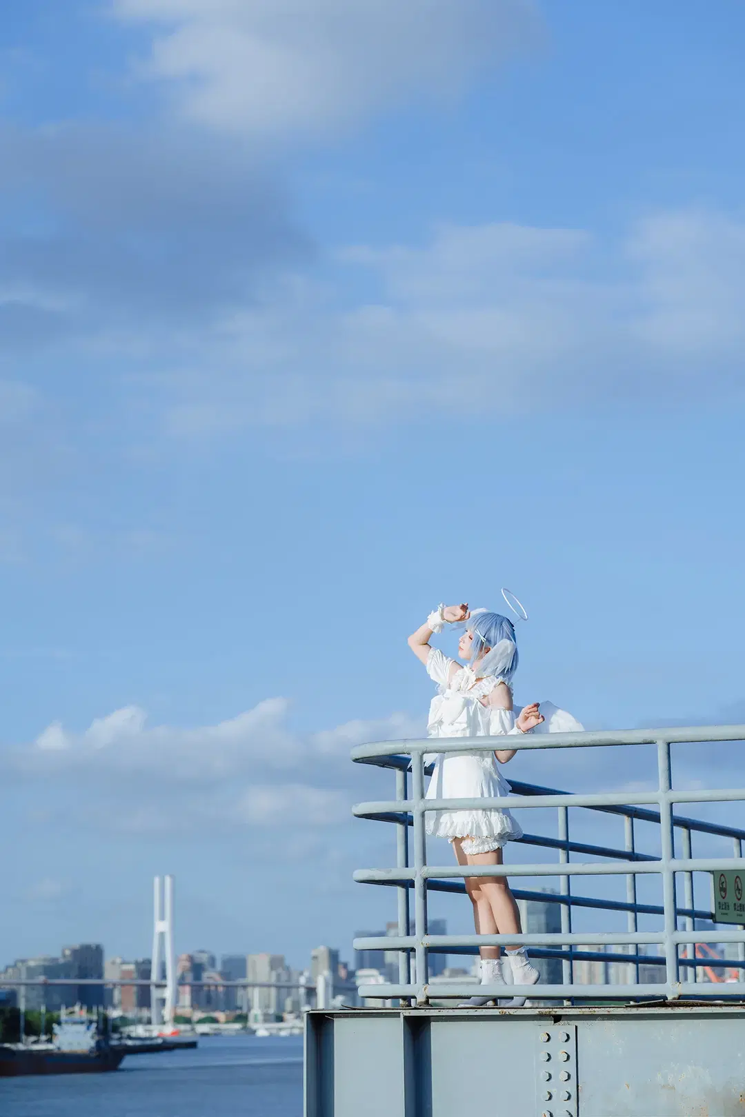 【Rem Cosplay】Angel Maid's Park Backlit Photoshoot Record by HIRO_午饭饭 - Image 9