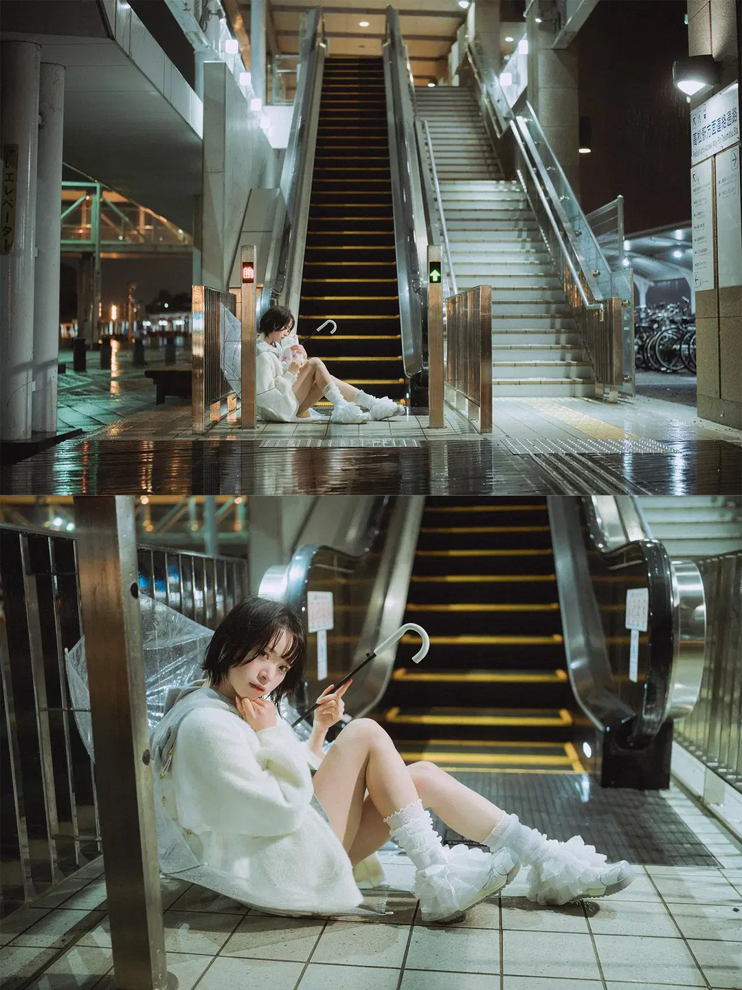 【高松的灯cos】壱雫空，雨夜街头的那一抹孤光 - HIRO_午饭饭 - 第4张