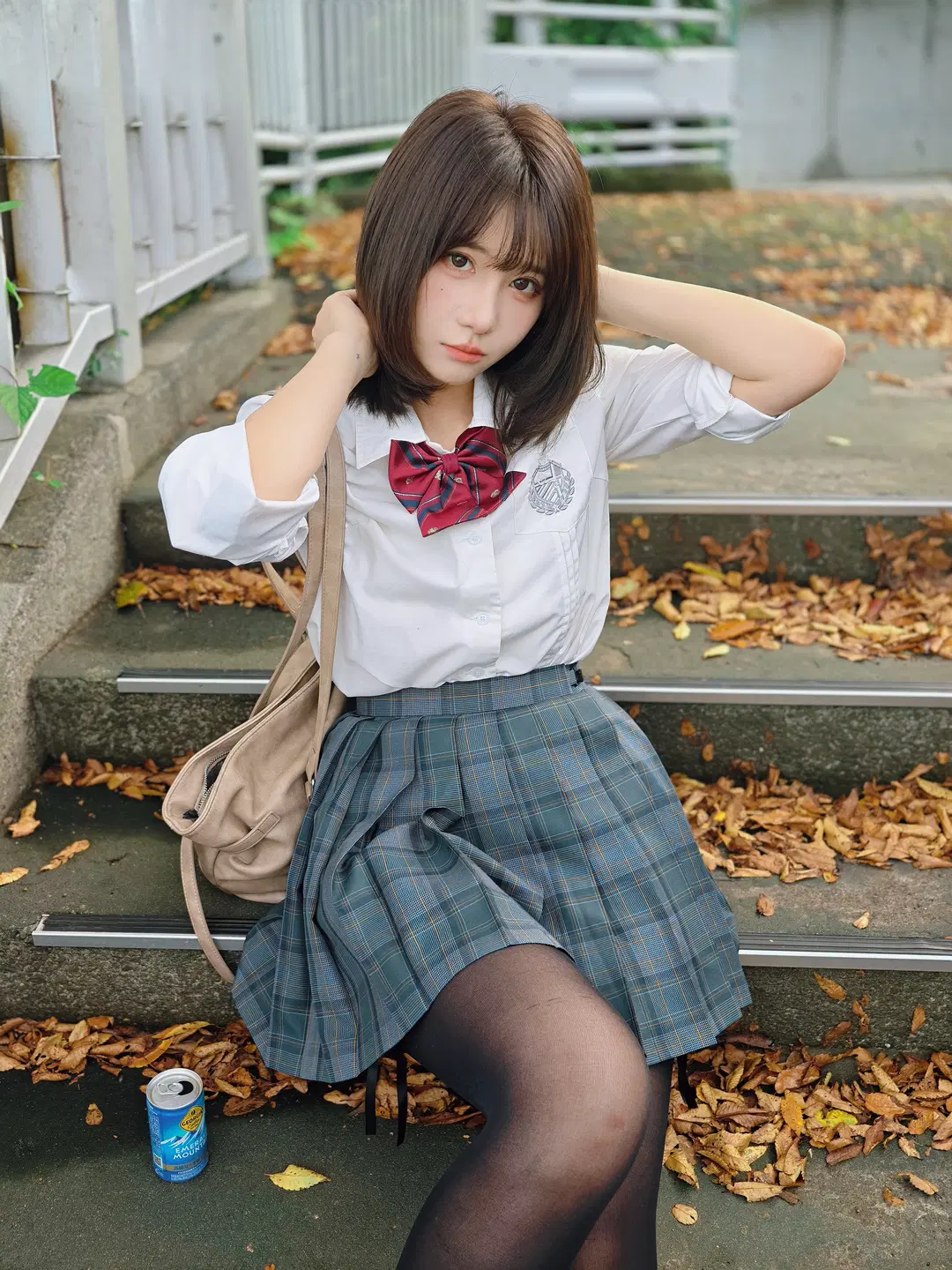 JK制服, 黑丝, 日系写真, 路人女主, 老玛cos