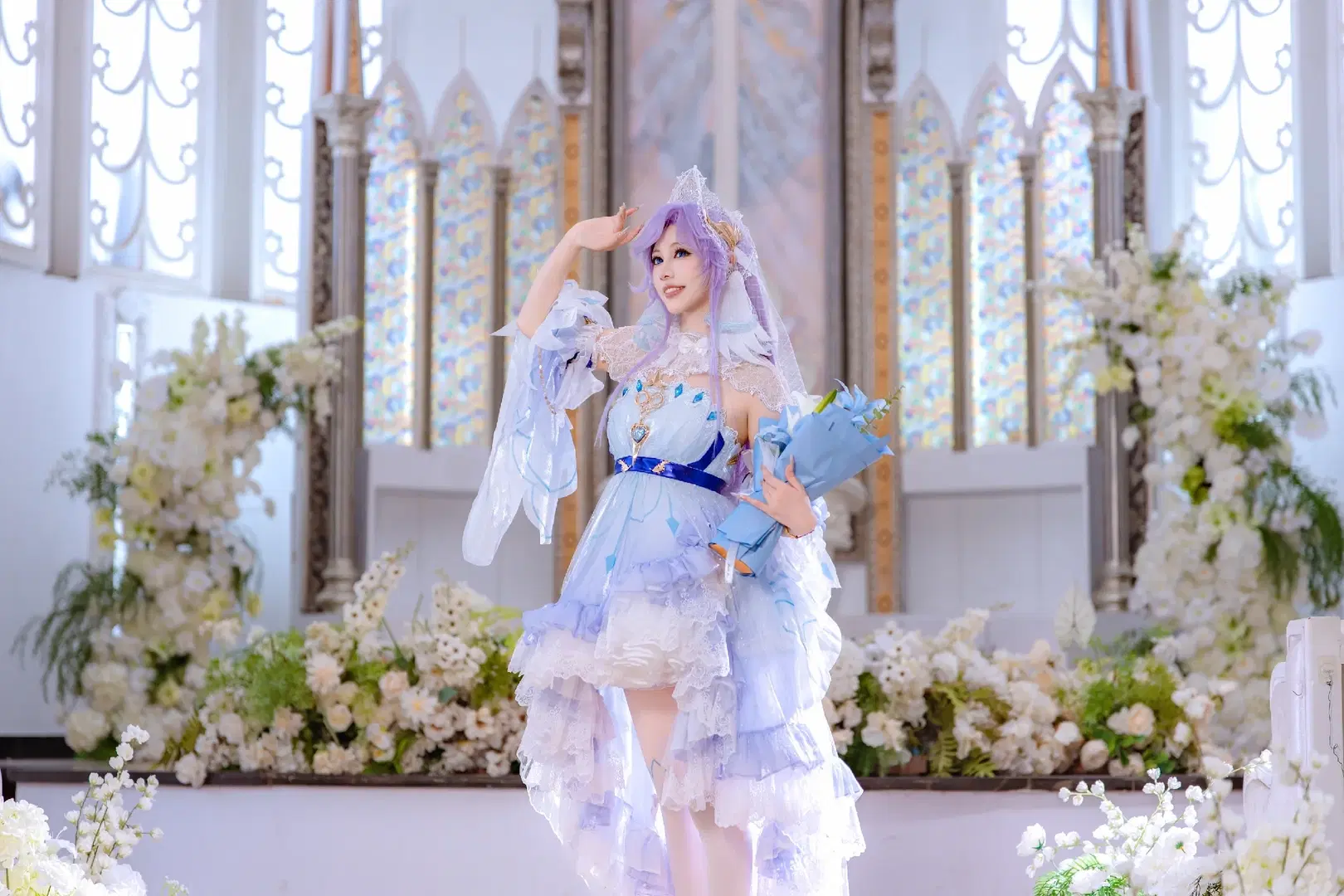 【大喬 コスプレ】オナー・オブ・キングス 花嫁テーマの撮影記録 - 如花 - 5枚目