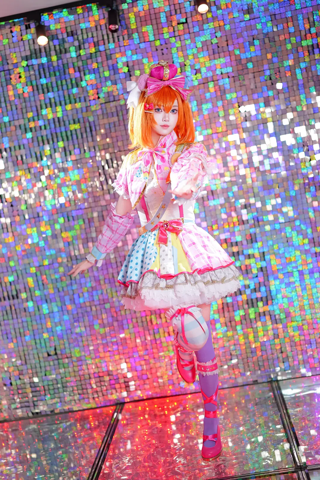 舞台风cos, lovelive, 高坂穗乃果cos, 丝袜, 生贺cos