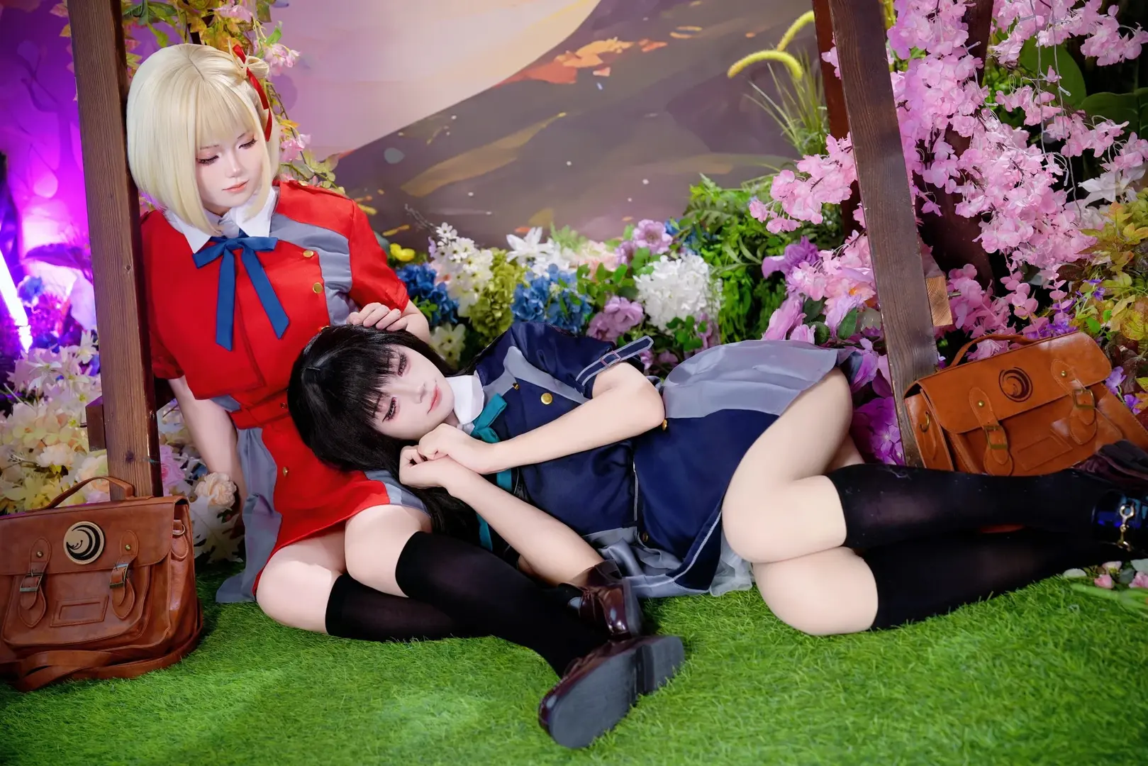 黑丝, 锦木千束cos, 莉可丽丝, 校园制服cos, 井之上泷奈cos - 第6张