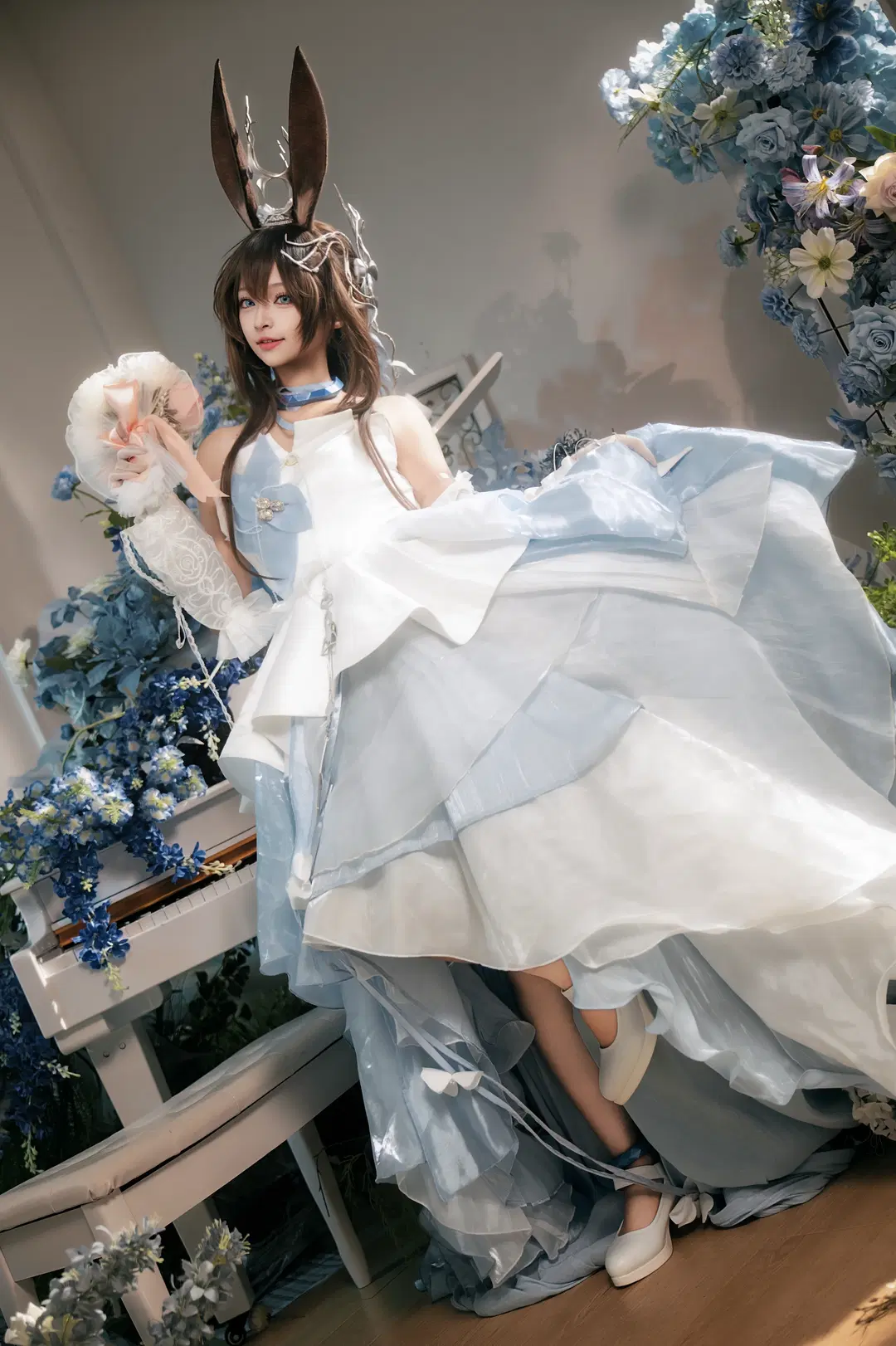 【アーミヤ コスプレ】『アークナイツ』ロドスの青き花海と音楽の旋律 - 北面色影 - 11枚目