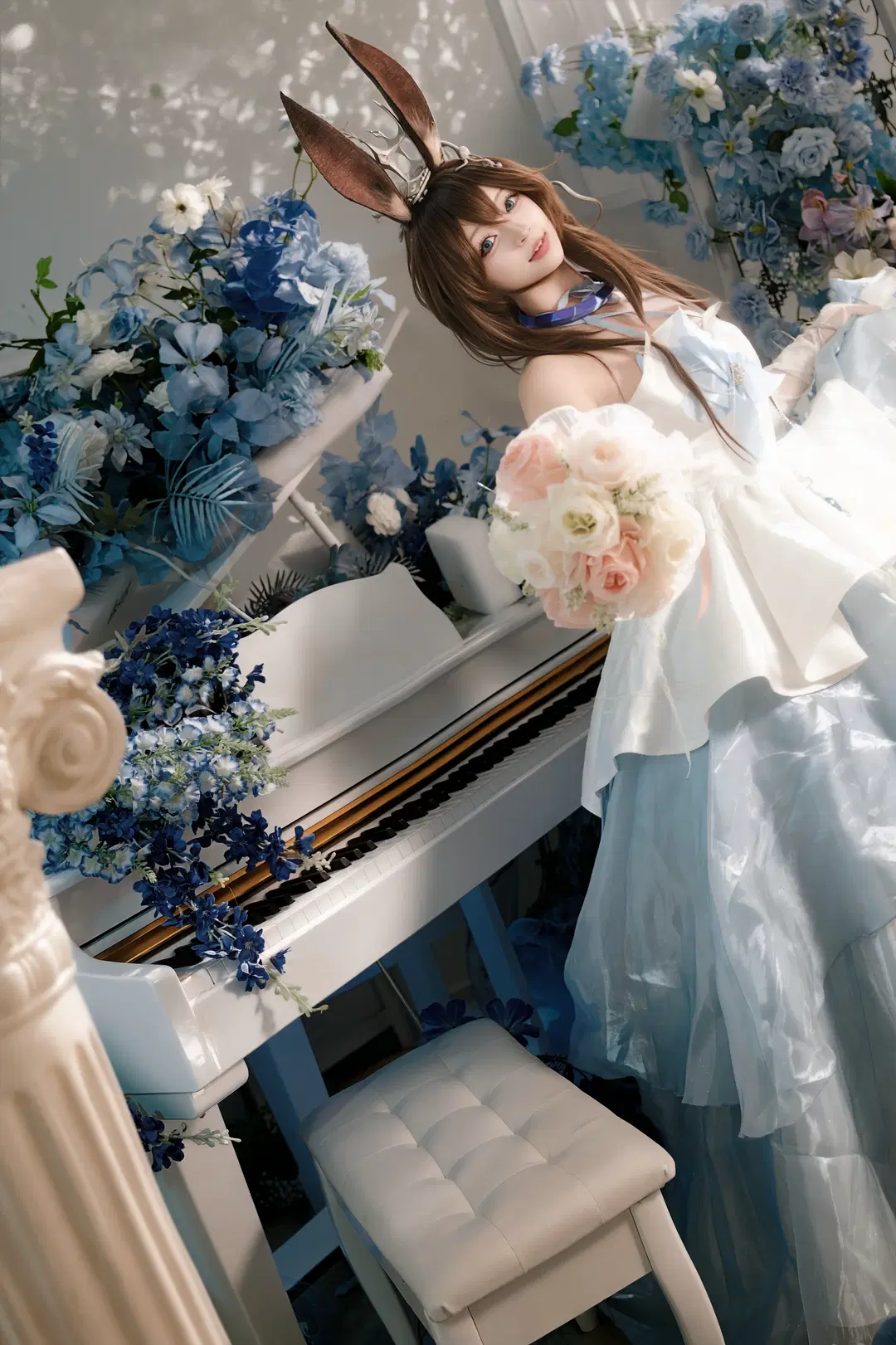 【アーミヤ コスプレ】『アークナイツ』ロドスの青き花海と音楽の旋律 - 北面色影 - 14枚目