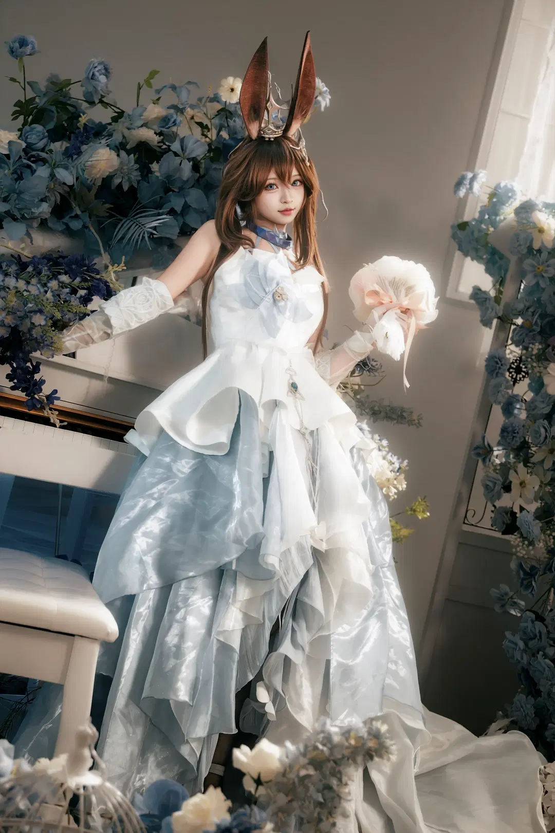 【アーミヤ コスプレ】『アークナイツ』ロドスの青き花海と音楽の旋律 - 北面色影 - 3枚目