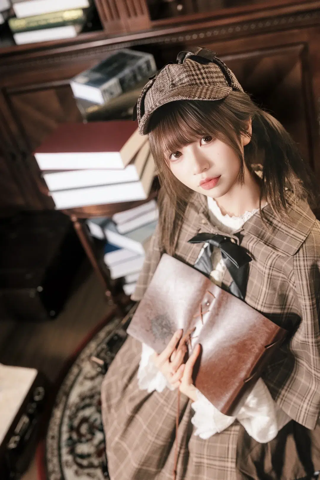 vintage detective style Cosplay: British collegiate style Infused with Bookish Charm and Sophistication by 北面色影 - Image 5