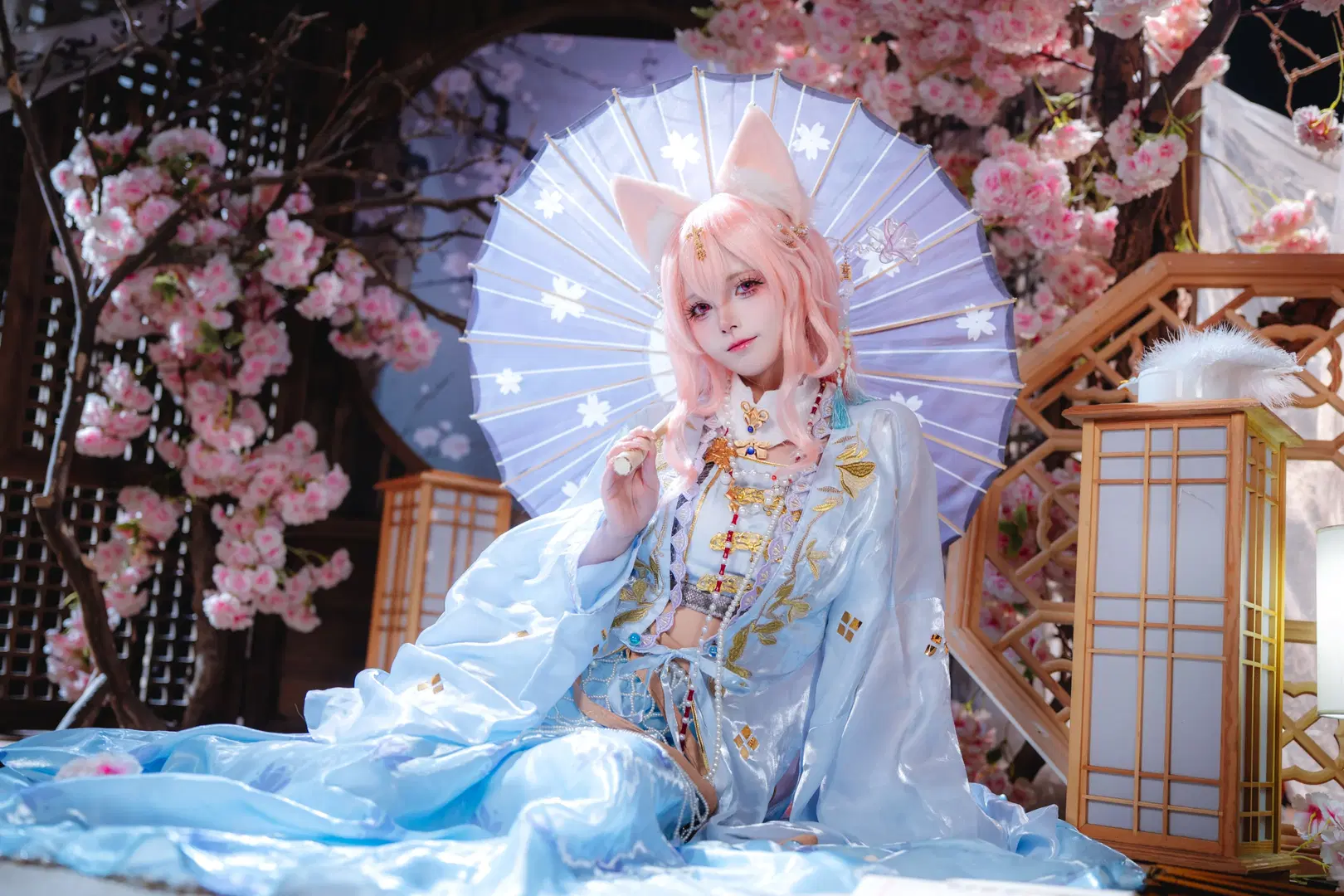 明日方舟, Cosplay正片, 东方幻想风, 鸿雪cos, 行梦侧畔