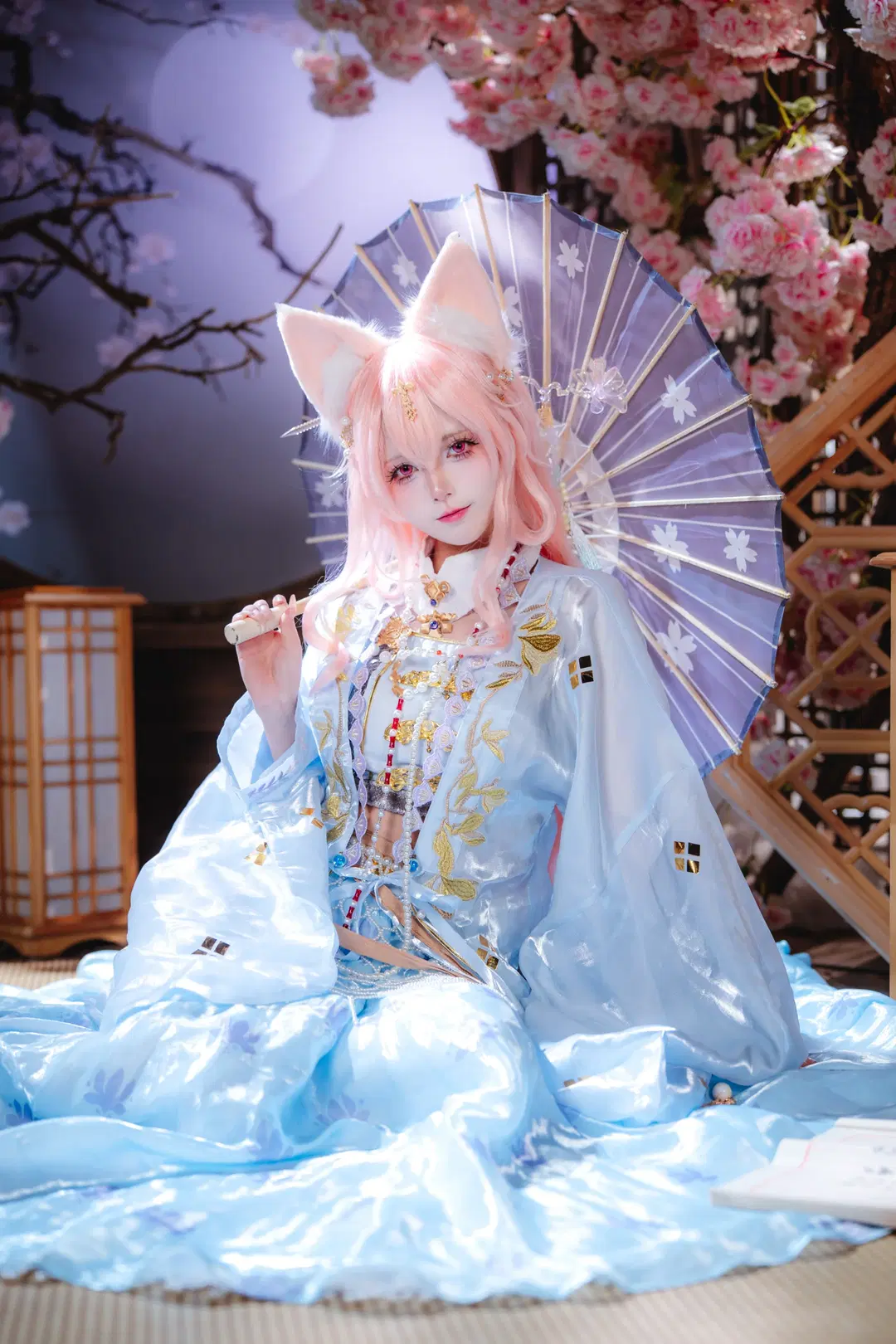 【鸿雪cos】明日方舟行梦侧畔这套古风造型的拍摄记录 - 青阳 - 第6张