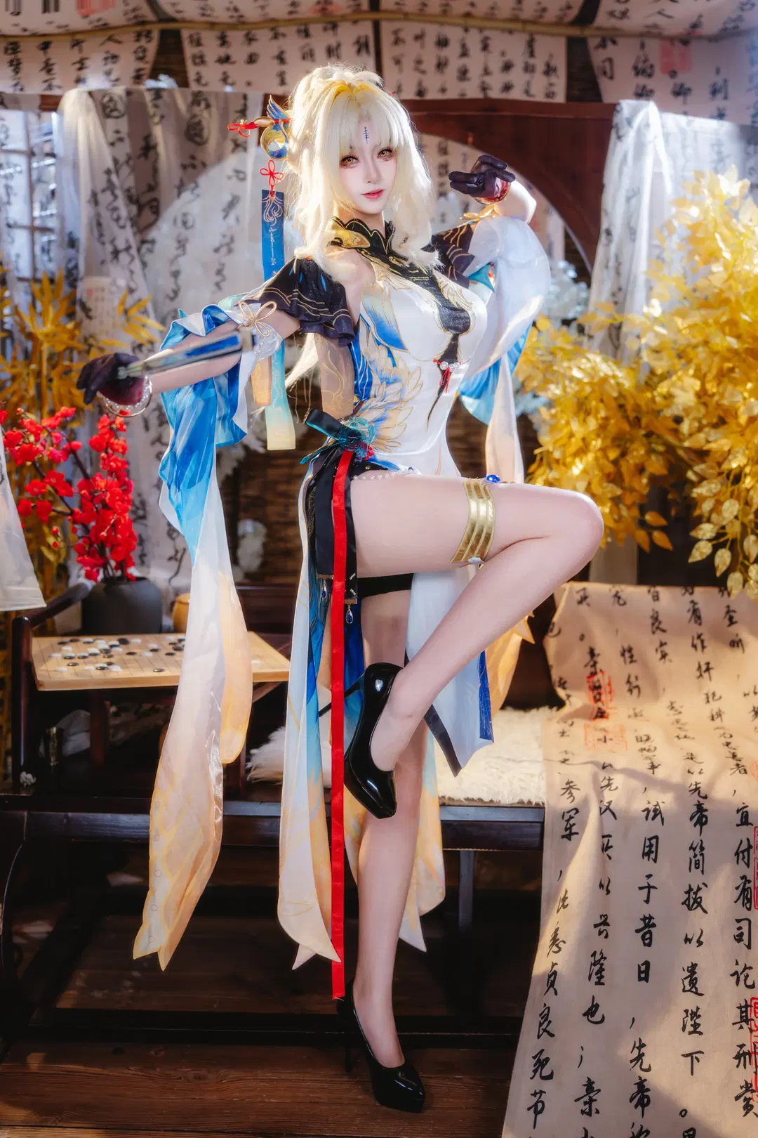 鳴潮, 二次元コスプレ, 中国風コスプレ, 穂穂コスプレ, 棋局と扇子