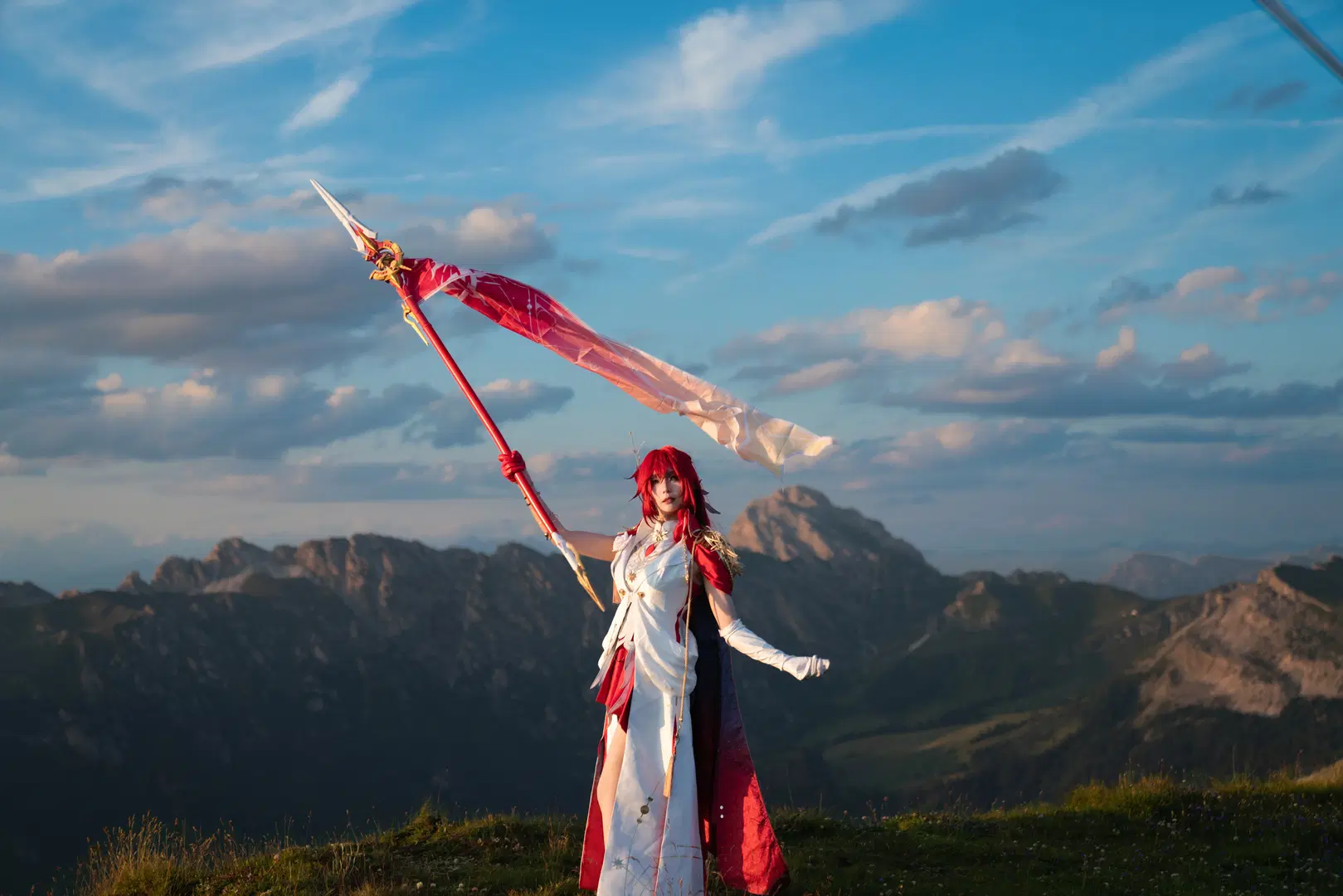 【姬子cos】在意大利刀锋山拍崩坏星穹铁道姬子启行 - 醉梦化蝶 - 第2张